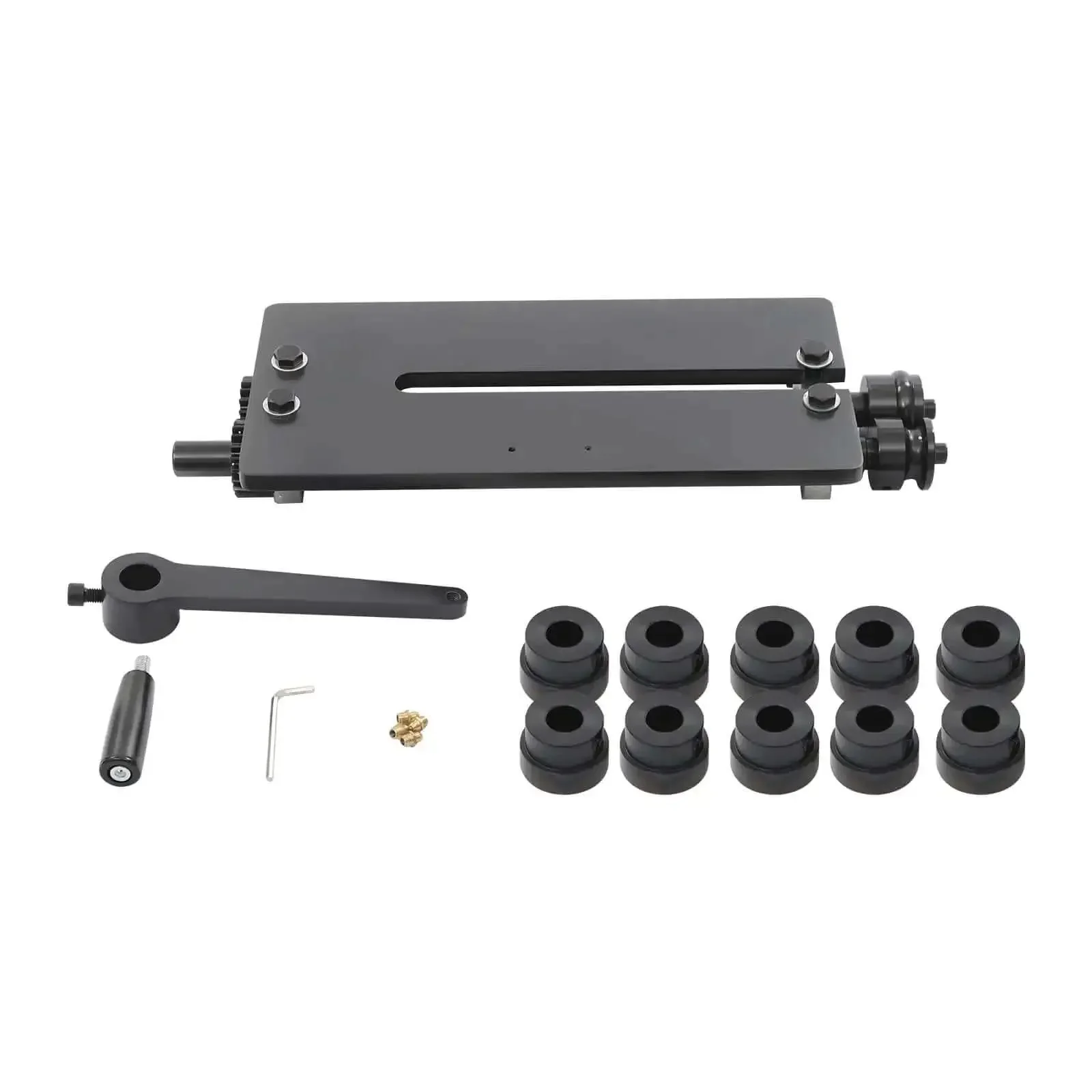 Manual Bead Roller Kit 12 Inch With 6 Dies Set For Metal Sheets Steel Bead Rolling Tool Includes 1/16 1/8 1/4 3/8 1/2 Flanging And Crimping Dies For Pro Grade Metalworking And DIY Projects A Must Have - Image 2