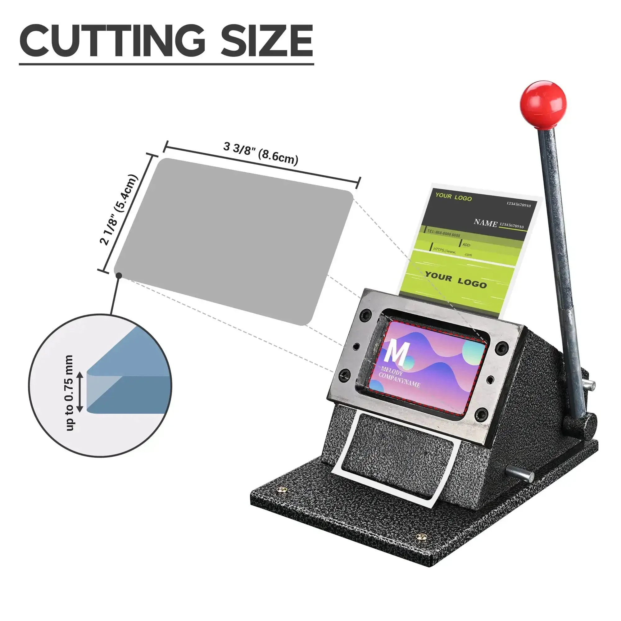 Manual Corner Cutter For Credit Cards And IDs With Round Corners, PVC Card Cutter For Passport Photos And Business Cards, Pro Grade Heavy Duty Punch For Home Office And School Supplies, Cuts To Standard Credit Card Size - Image 10