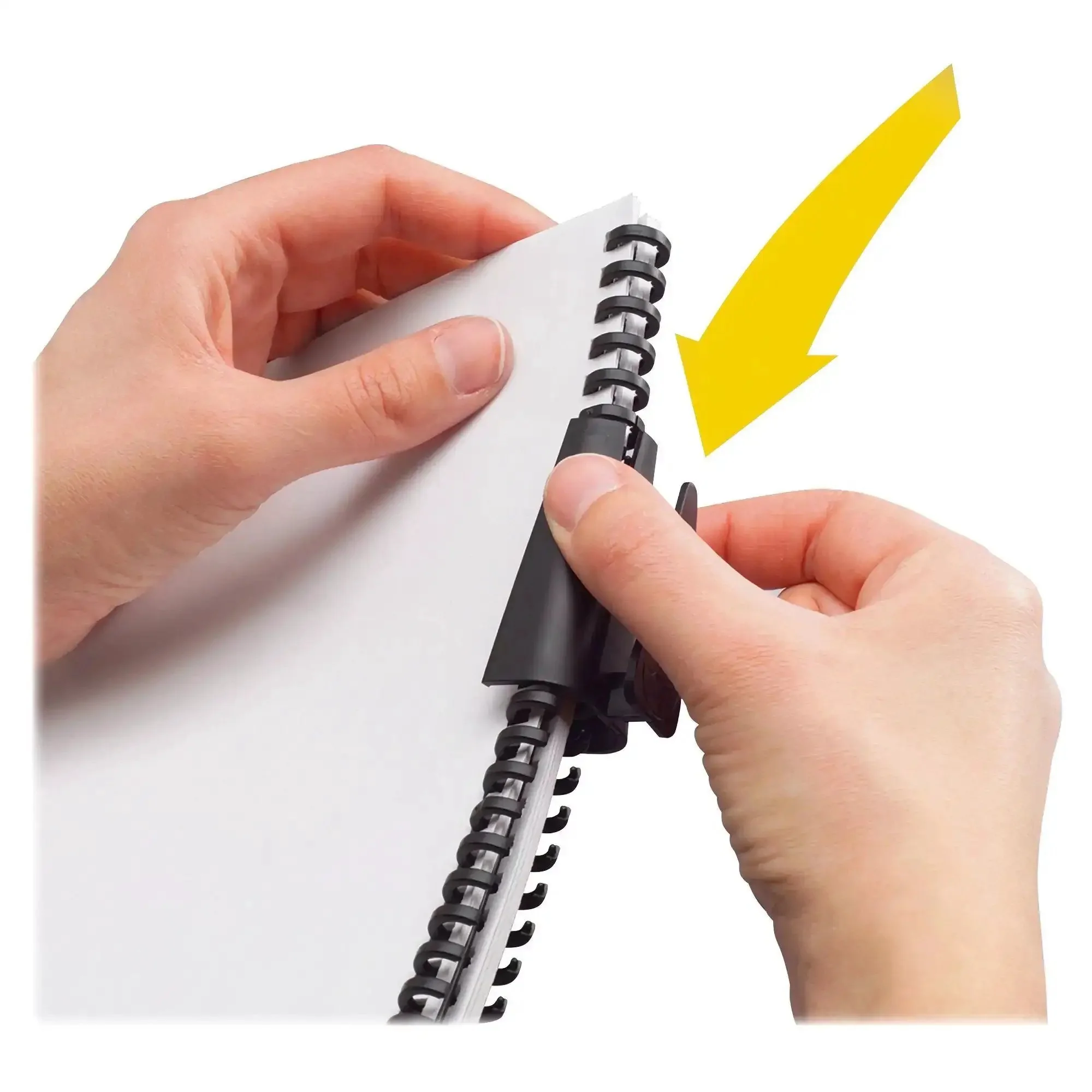 Manual Desktop Binding Punch For ProClick Spines, 6 Sheet Capacity, Slim Binding System For Quick Edits, Perfect For Small Tasks And Personal Use For Home Office Projects And Everyday Tasks - Image 2