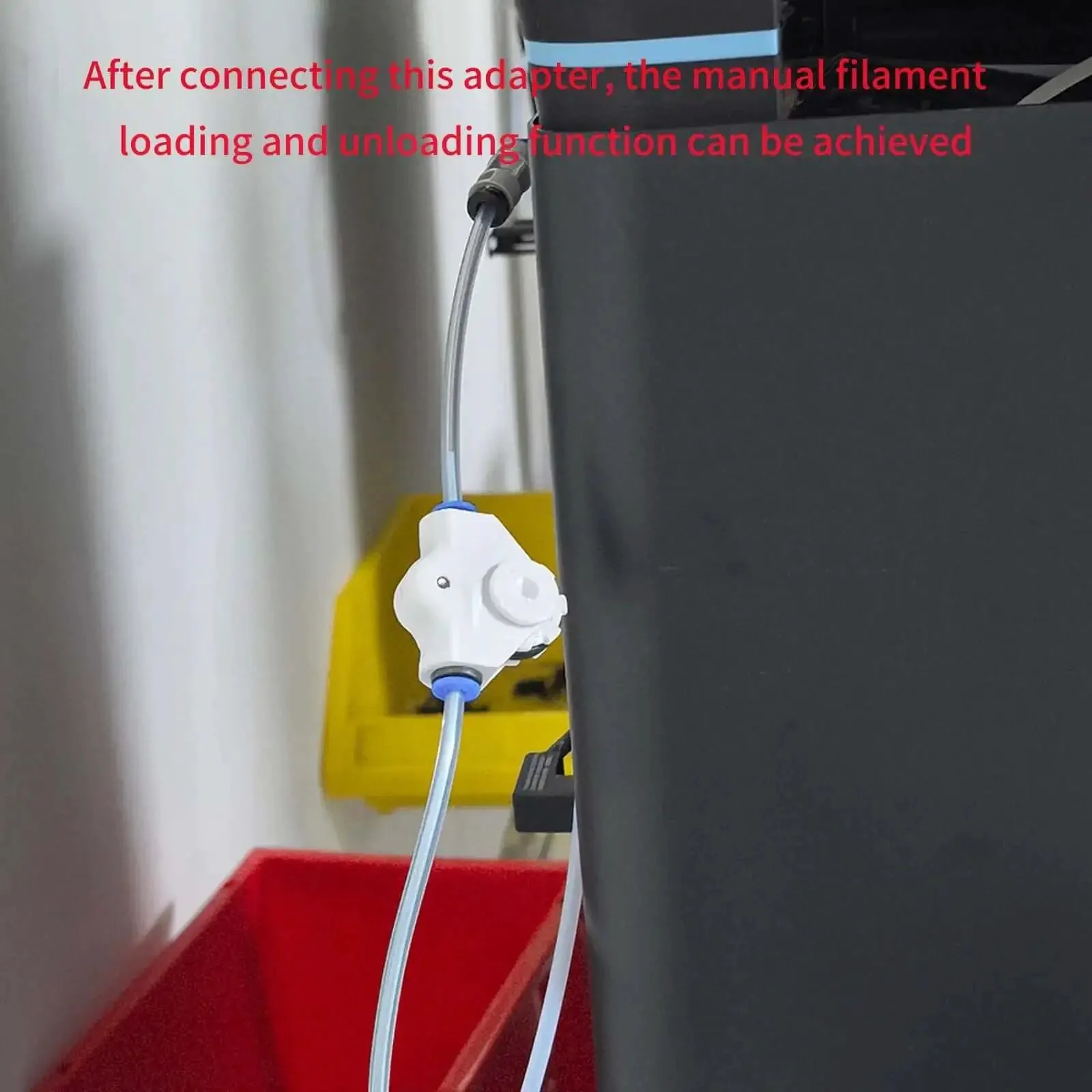 Manual Filament Feeder Adapter For BambuLab P1P P1S X1 X1C A1 AMS Lite Dryer Box, No Fuss Manual Filament Loading And Unloading, External Spool Support, 3D Printer Accessory For Smoother Material Feeding - Image 6