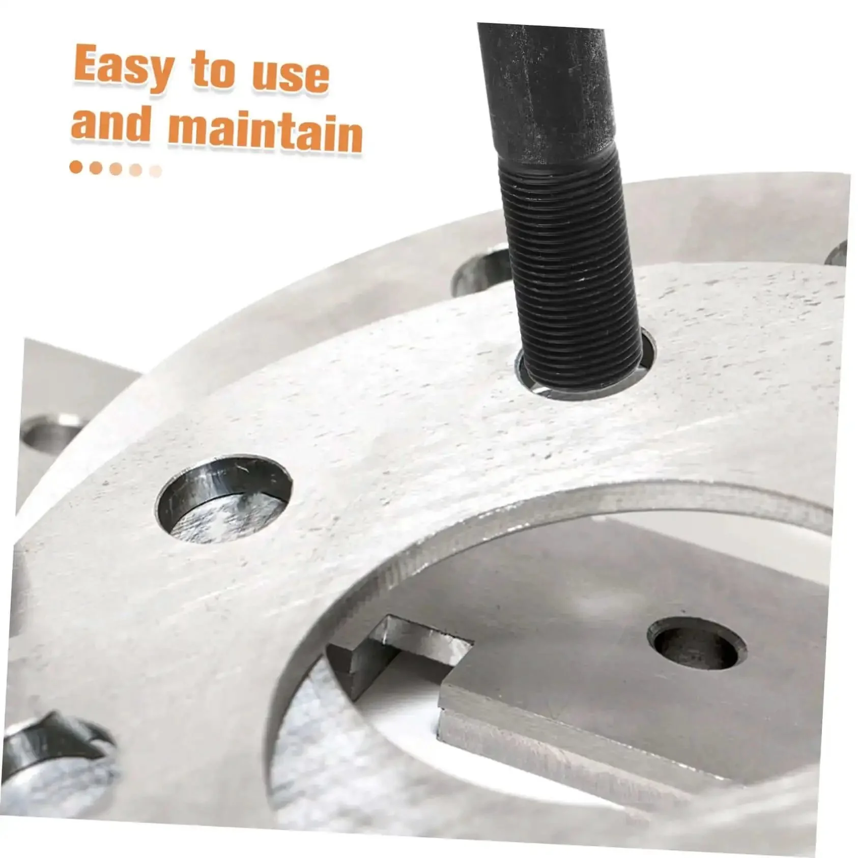 Manual Hole Knockout Puncher Tool Kit With Hydraulic Punch Driver And Dies For Metal Sheet Punching Heavy Duty Built To Last For Electrical Conduit Runs And Quick Easy Holes - Image 4