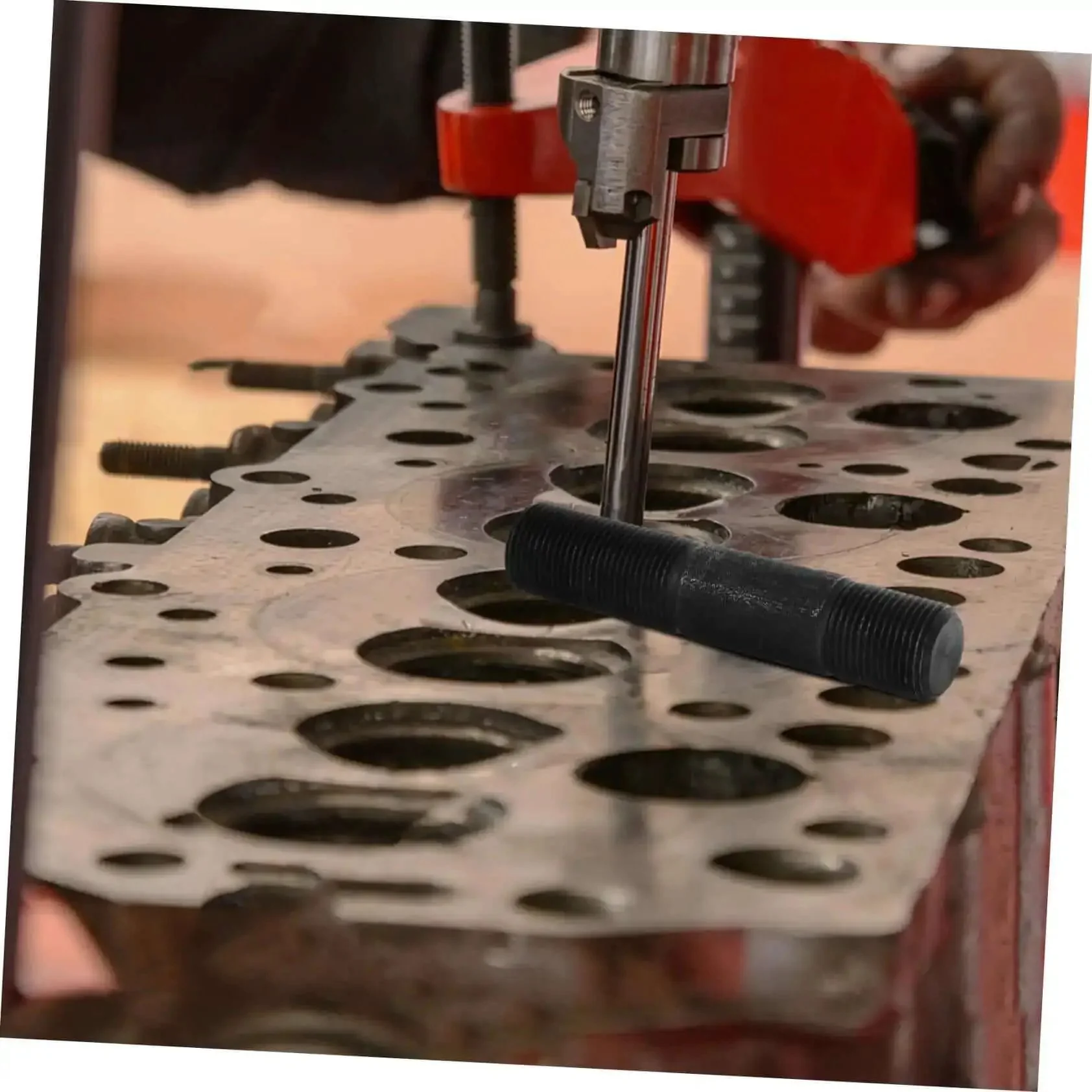Manual Hole Knockout Puncher Tool Kit With Hydraulic Punch Driver And Dies For Metal Sheet Punching Heavy Duty Built To Last For Electrical Conduit Runs And Quick Easy Holes - Image 7