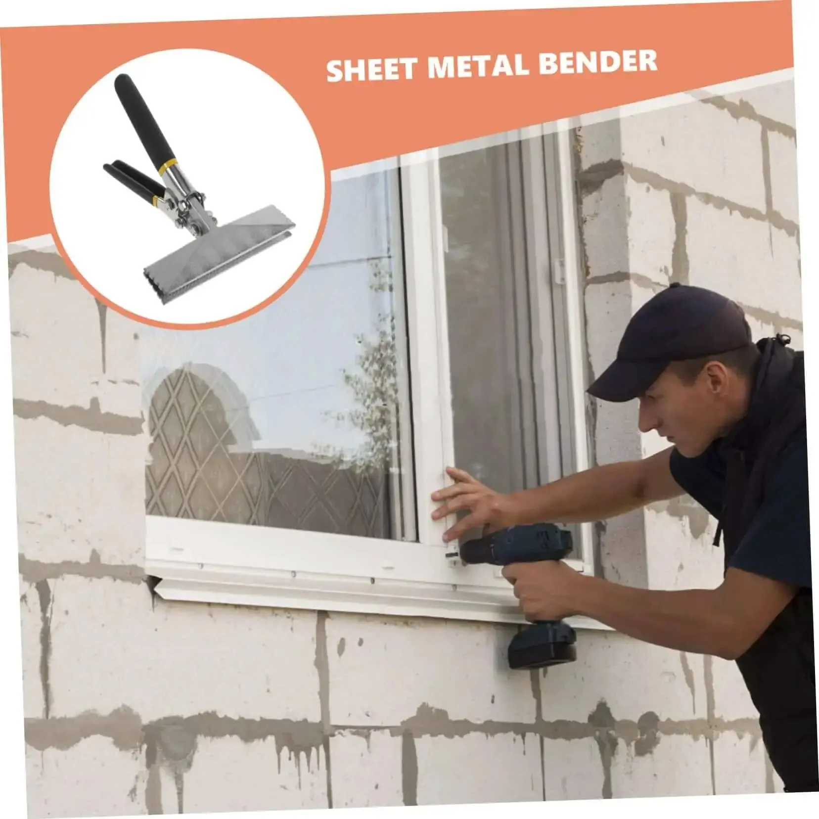 Manual Metal Bender Tool For HVAC And Roofing, Edge Seamer For Bending, Flattening, And Stitching In Tight Spaces, 6 Inch Jaw Span, Easy Grip, Heavy Duty Workhorse Built To Last For Construction Projects - Image 6