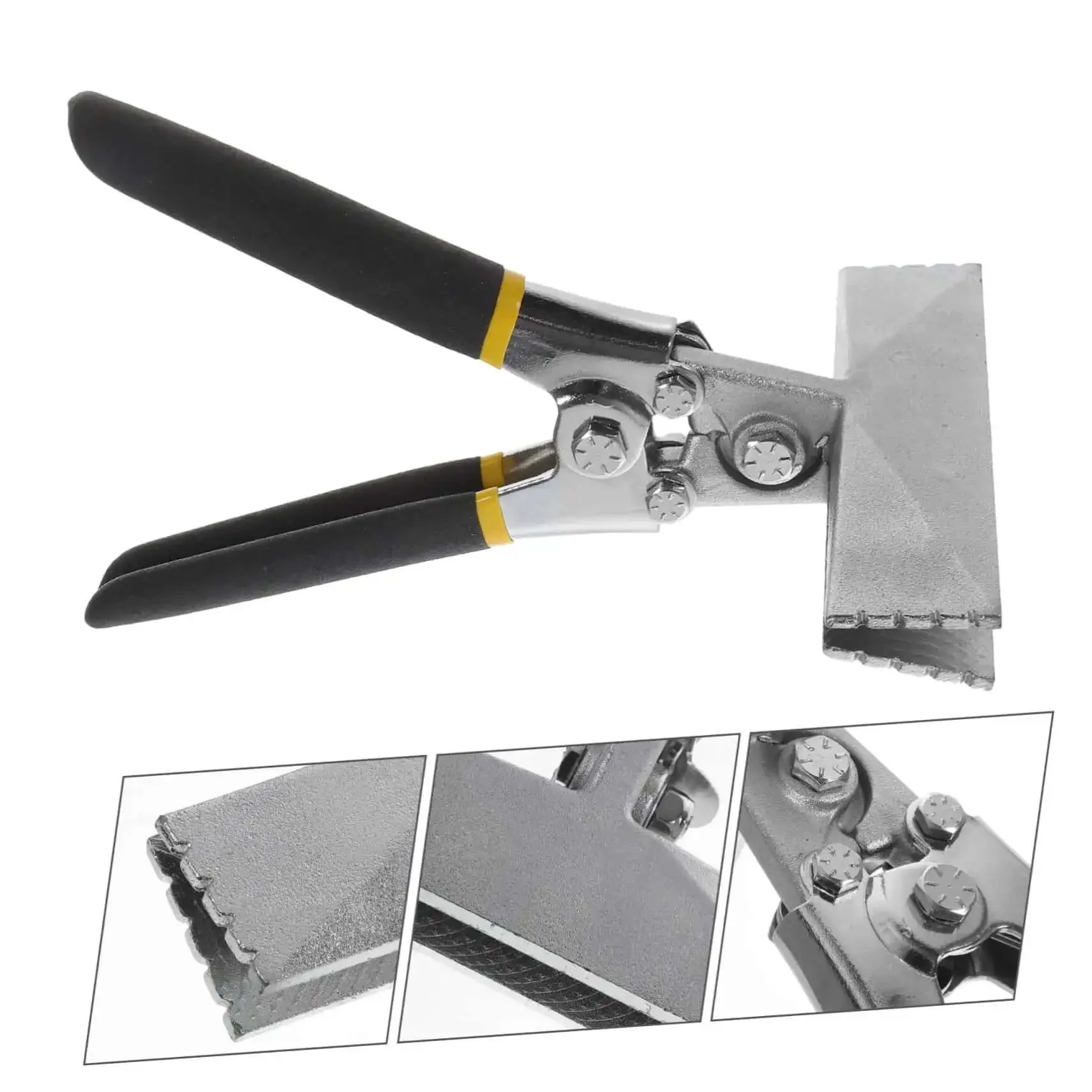 Manual Metal Bender Tool For Sheet Metal Folding And Flattening, Duckbill Pliers With Non Slip Chrome Vanadium Handle, Easy Bending Of Light Steel Doors And Window Frames, Durable Pro DIY Ergonomic Grip For Long Runs - Image 7