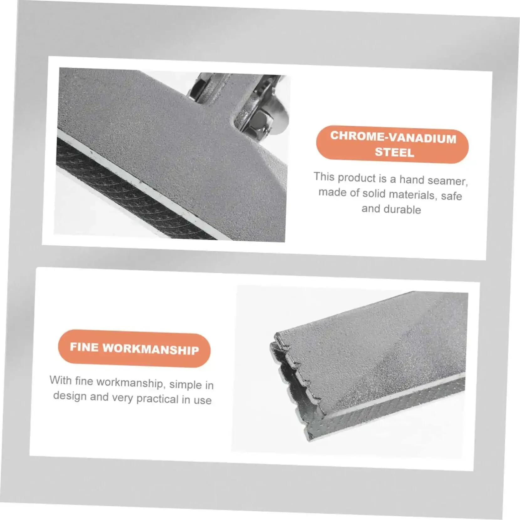 Manual Metal Bender Tool For Sheet Metal Folding And Flattening, Duckbill Pliers With Non Slip Chrome Vanadium Handle, Easy Bending Of Light Steel Doors And Window Frames, Durable Pro DIY Ergonomic Grip For Long Runs - Image 9