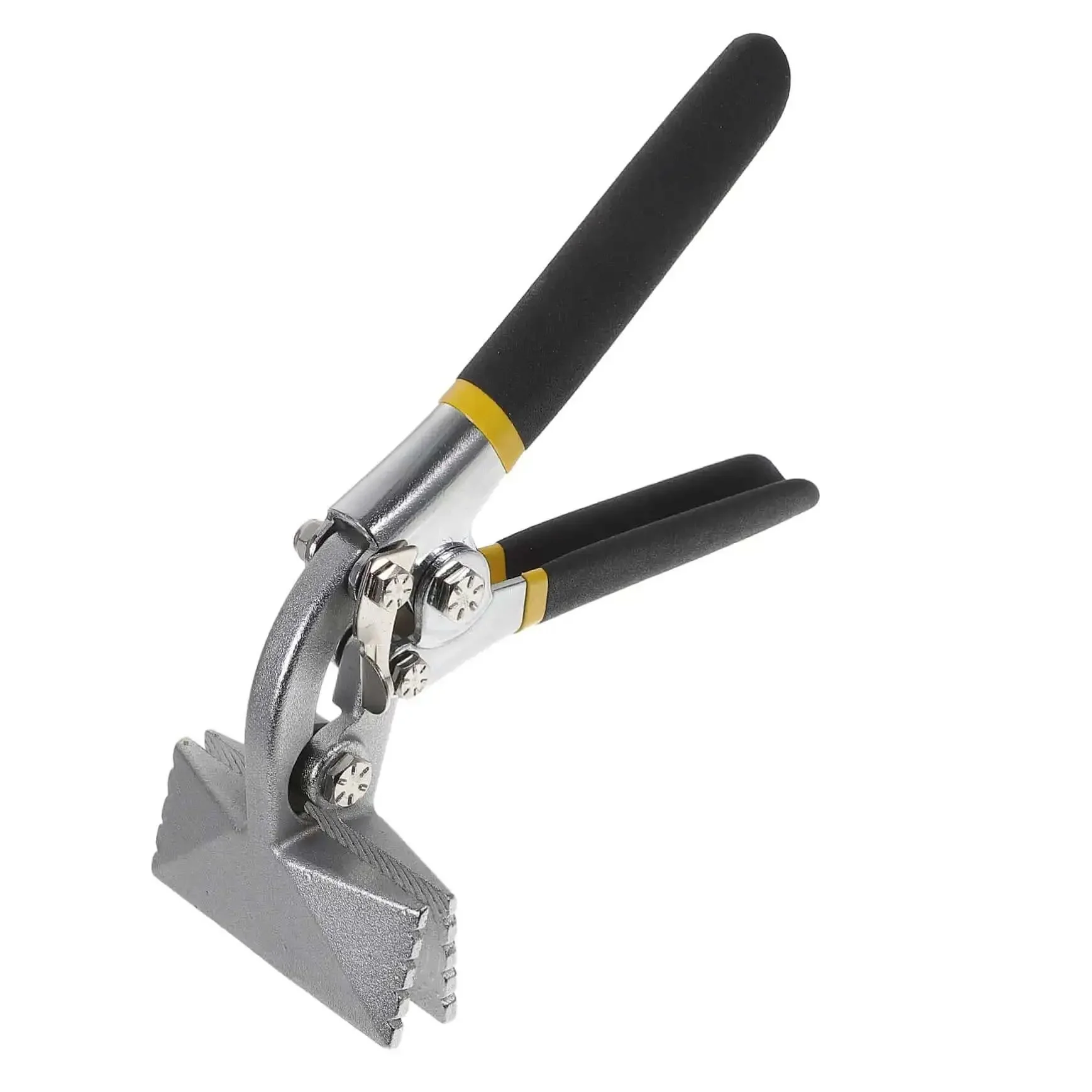 Manual Metal Bender Tool With Straight Jaw Hand Seamer For Duct Crimping Heavy Duty Pliers Heat Treated Steel Construction Anti Slip Jaws Locking Handle Portable Metal Flattening And Crimping Solution