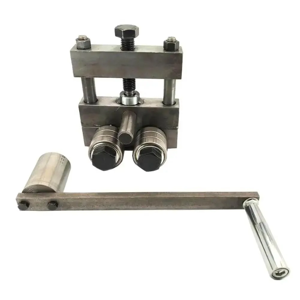 Manual Ring Roll Bender For Sheet Metal Bead Rolling And Plate Steel Forming, Easy Pro Grade Tool For Creating Rings Beads And Circular Profiles, No Electricity Needed, Durable Steel Construction - Image 5