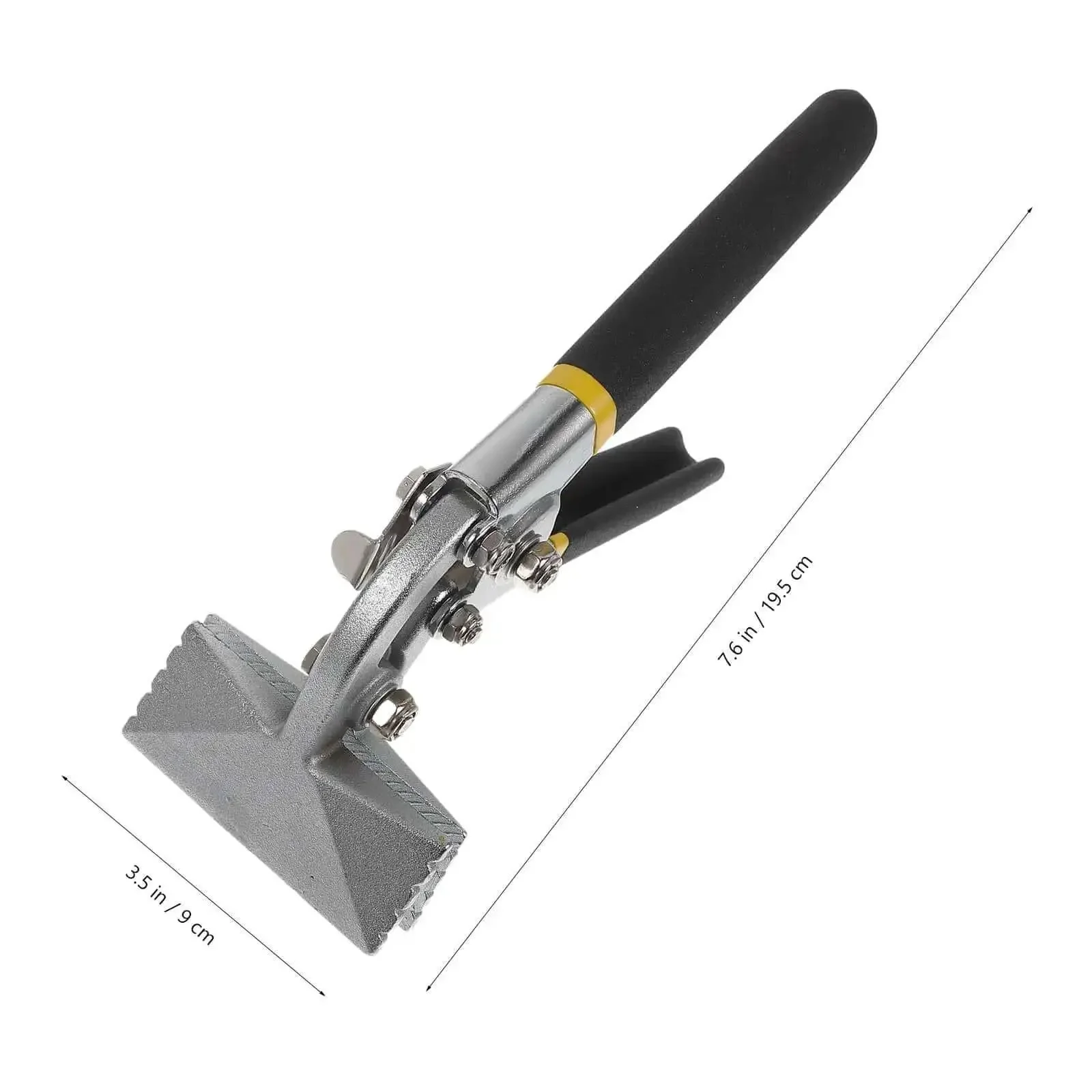 Manual Sheet Metal Bender And Hand Seamer Tool With 3 Inch Straight Jaw For Flattening Pliers Heavy Duty Metal Bending And Roofing Projects Edge Seamer For Steel Keels And Window Frames Lightweight And Durable - Image 2