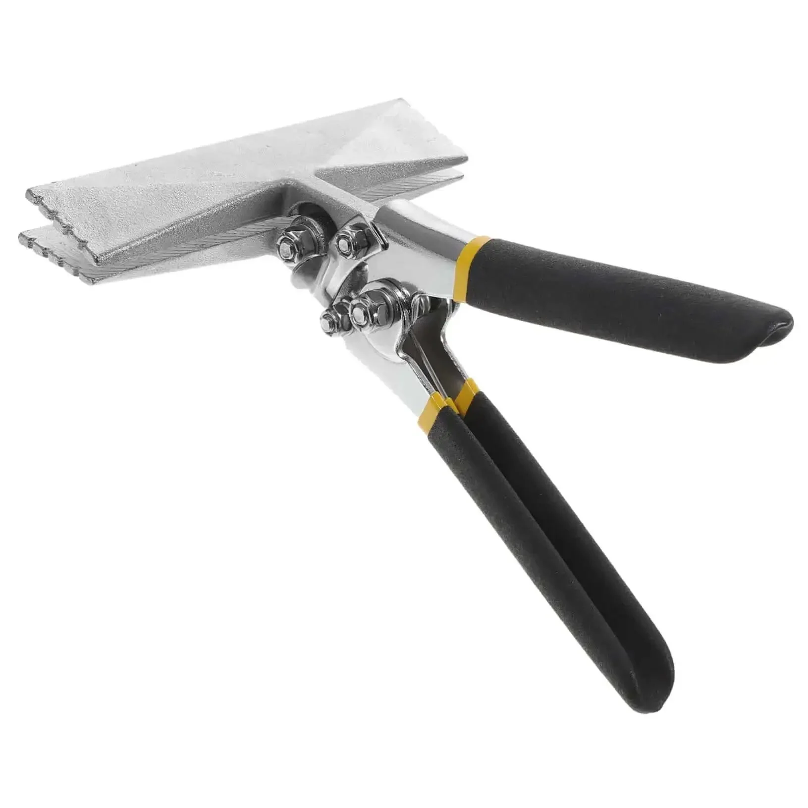 Manual Sheet Metal Bender Tool With Straight Jaw, 6 Inch Hand Seamer For Bending And Flattening Metal In DIY Projects And Roofing, Durable Pliers For Tight Spaces And Precise Metal Work, Easy Grip Pro Grade