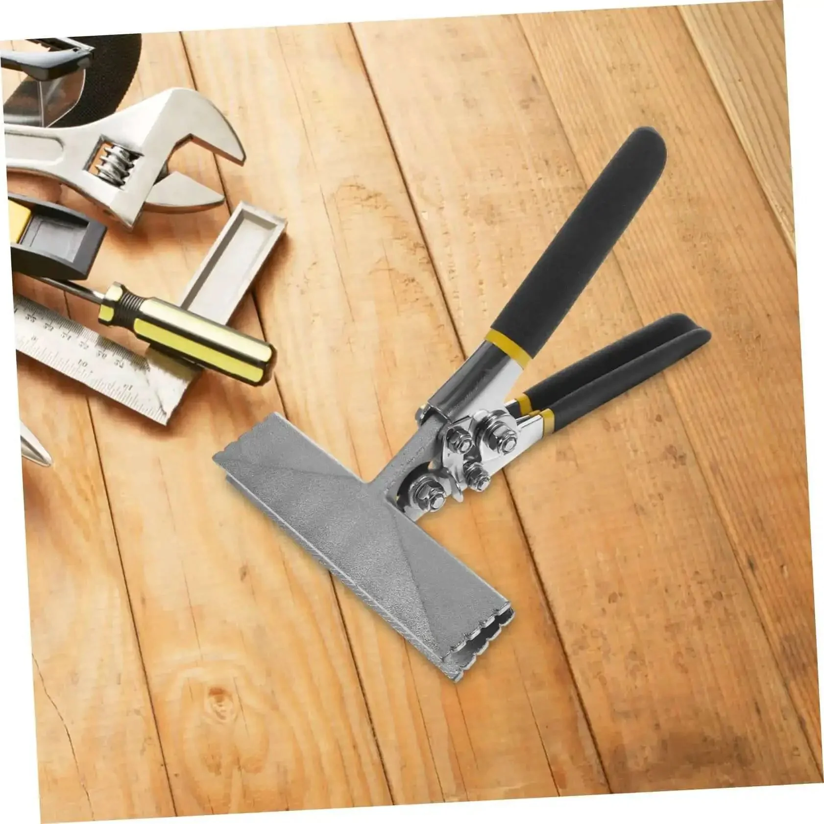 Manual Sheet Metal Bender Tool With Straight Jaw, 6 Inch Hand Seamer For Bending And Flattening Metal In DIY Projects And Roofing, Durable Pliers For Tight Spaces And Precise Metal Work, Easy Grip Pro Grade - Image 8