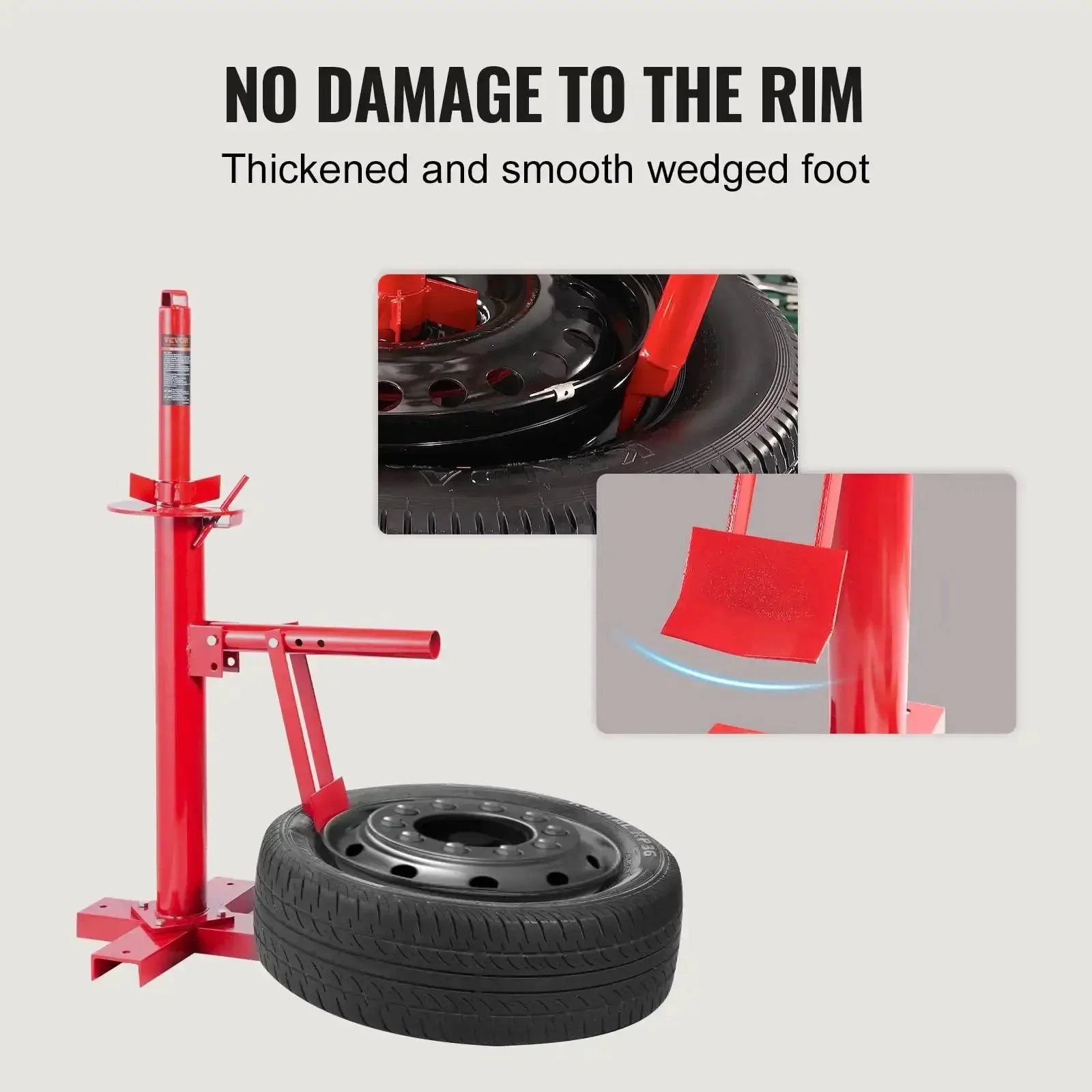 Manual Tire Changer And Bead Breaker Set For 8 To 16 Inch Tires Portable Hand Mount Tool For Cars Trucks And Trailers Ideal For Home Garage And Small Auto Shop Quick Tire Removal And Installation - Image 7