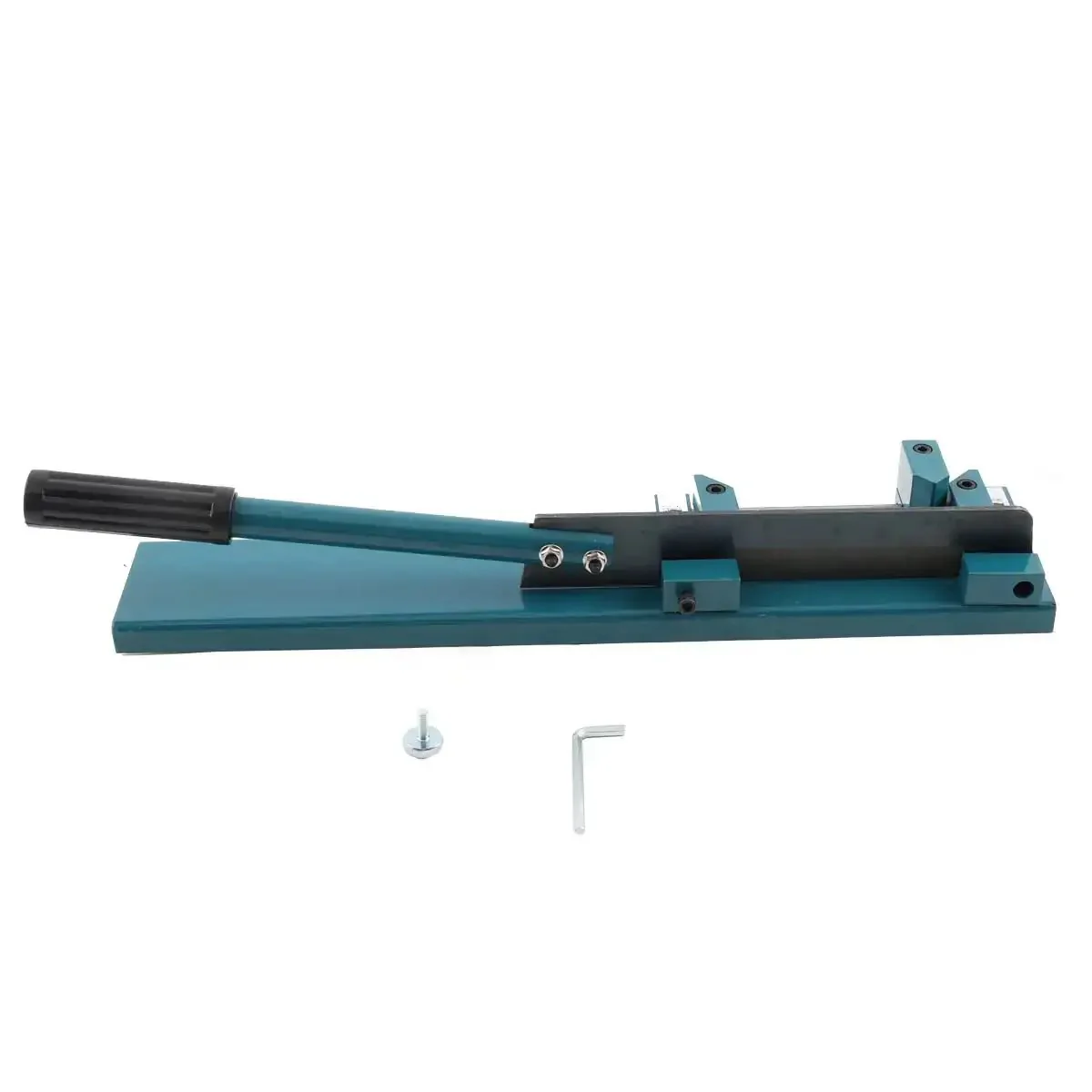 Manual Wire Duct Cutter For PVC Trunking And Open Slot Ducts, Adjustable 45 And 90 Degree Blade, Labor Saving Handle, Sharp No Burr Cut, Wide Slider, Safe Lock, Pro Grade Blue Trunking Tool For Easy Cover Cutting - Image 3