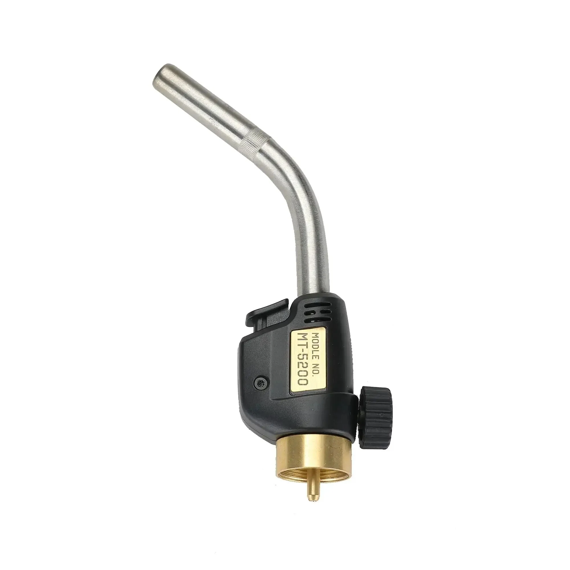 MAP Gas Propane Torch Head With CGA600 Connection, Adjustable Flame, Self Ignition, Heavy Duty High Heat Welding And Soldering Torch For Brazing, Heating, And Metalwork MT 5200 Compatible