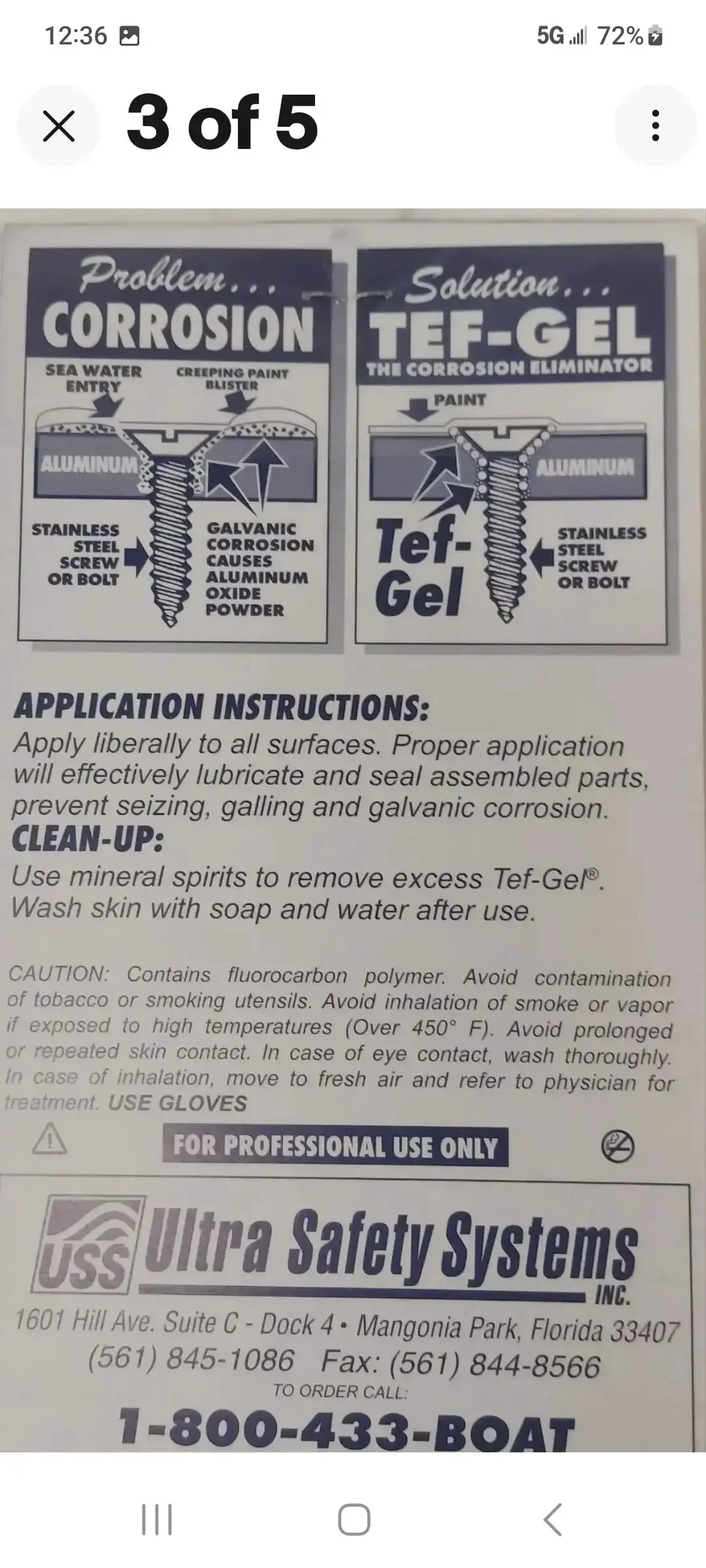 Marine Grade Anti-Corrosion And Anti-Seize Lubricant In A 16oz Bottle For Sailboat Rigging And Boat Hardware With Free Application Kit Extra Brushes And Gloves Great For Industrial And Marine Metal Parts - Image 5