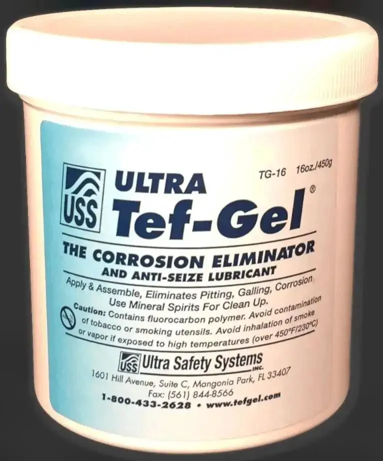 Marine Grade Anti-Corrosion And Anti-Seize Lubricant In A 16oz Bottle For Sailboat Rigging And Boat Hardware With Free Application Kit Extra Brushes And Gloves Great For Industrial And Marine Metal Parts - Image 6