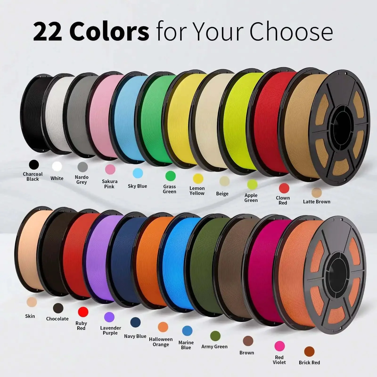 Matte Beige PLA Filament 1.75mm For Bambu Lab Printers Tan Skin Tone Spool 1kg 2.2lb With Stable Flow And Consistent Output Dope For Fast Printing At 30 To 300 Millimeters Per Second AMS And AMS Lite Compatible - Image 7