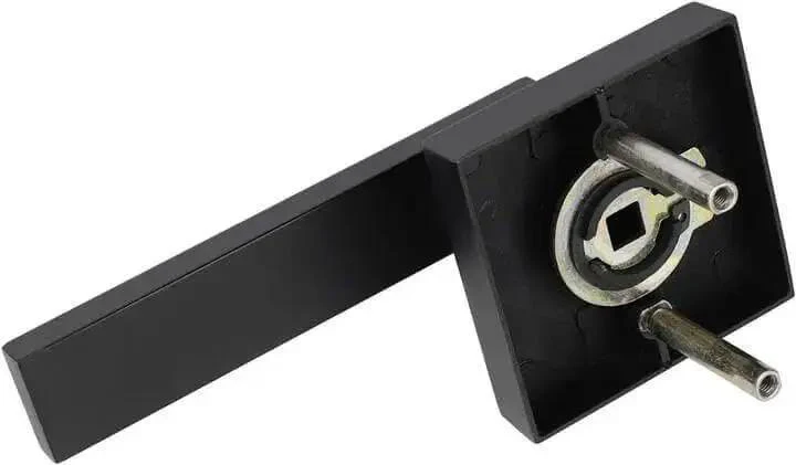 Matte Black Dummy Door Levers Interior Handles For Closets And Pantry Doors, Heavy Duty Non Turning Reversible Levers For Left Or Right Handed Doors, 10 Pack Contractor Pack - Image 2