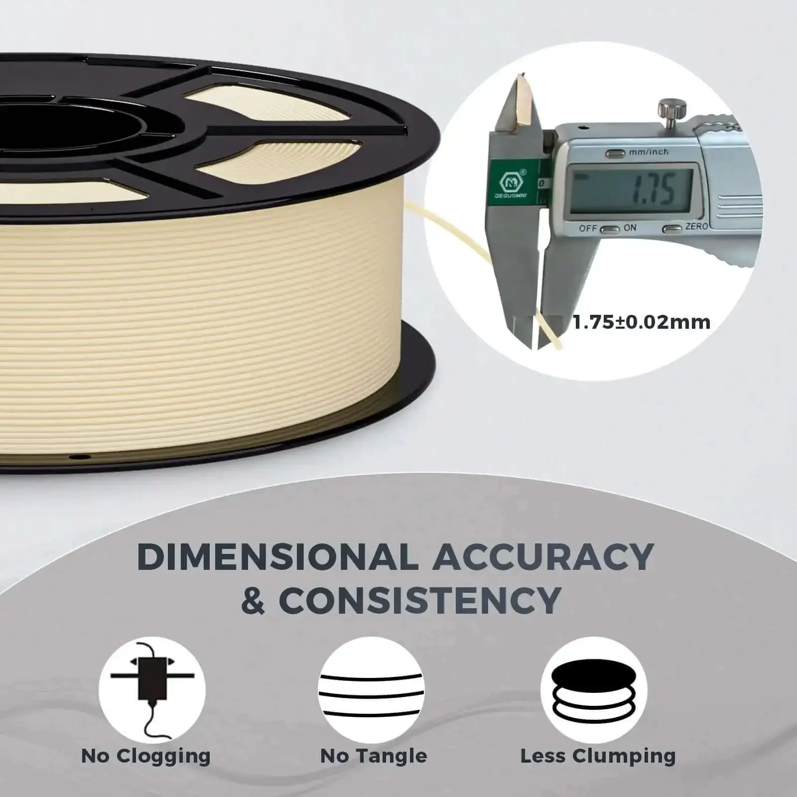 Matte PLA Filament Bundle, 16Kg Total, 1.75Mm, 30 To 300 mm Per Second Printing, 16 Color Spools For Makers Including Black White Grey Beige Skin Navy Blue Army Green Brown Chocolate Latte Brown Orange Red Burgundy Red Blue Green Dusty Lavender Yellow - Image 2