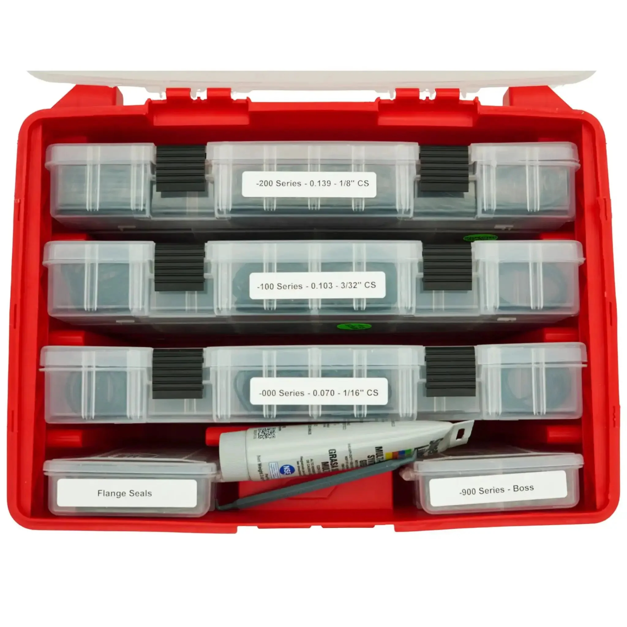 Max Truck O Ring Kit For Service Trucks And Hydraulic Repair, 70 And 90 Duro Buna N O Rings, 1,415 Piece Assortment For Automotive And Industrial Use, On The Go Mobile Service And Pro Shops - Image 9