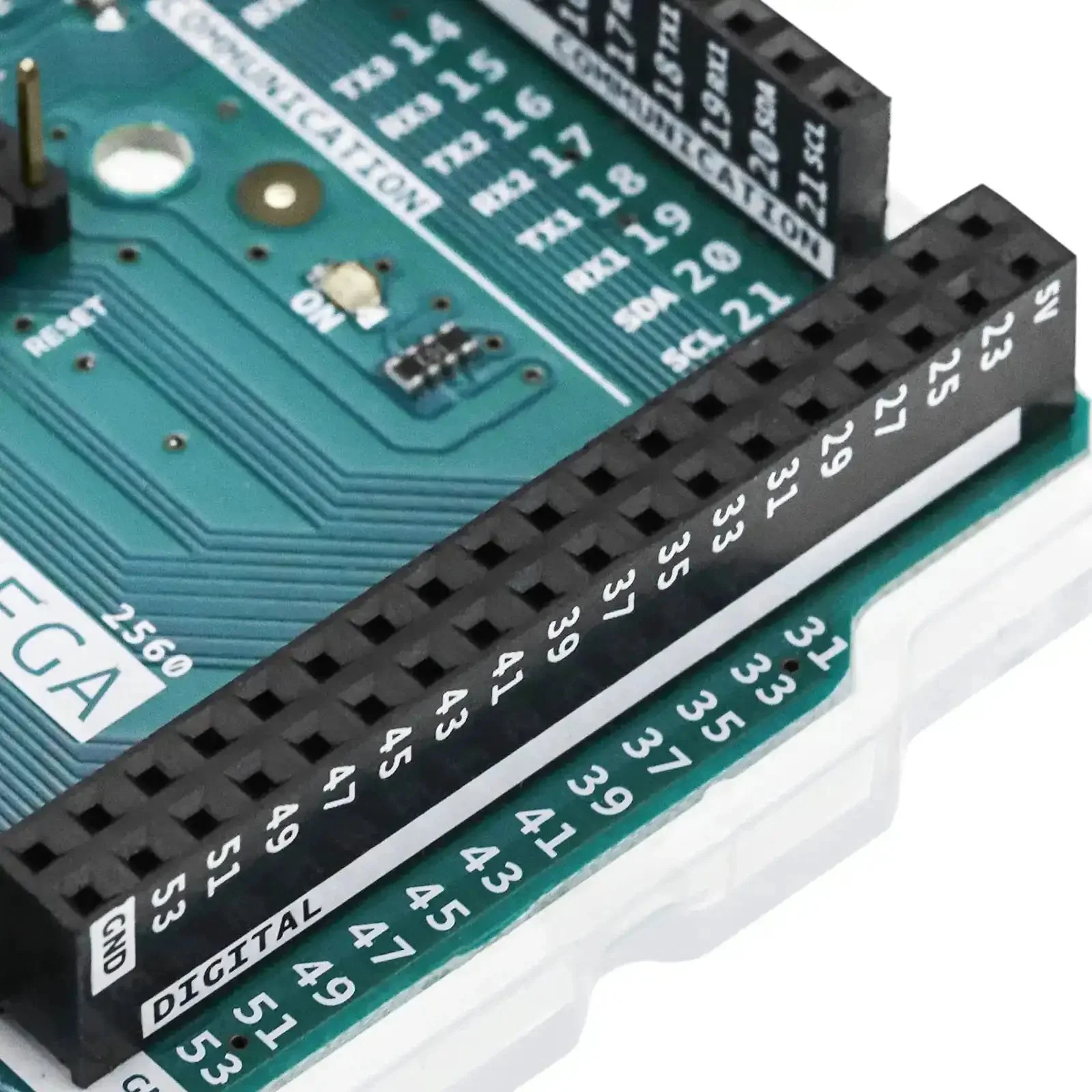 Mega 2560 Rev 3 Microcontroller Board With ATmega2560, 16MHz Clock, 54 Digital I O Pins, 16 Analog Inputs, 256KB Flash, USB, IDE Compatible For Advanced Projects And Pro DIY Bots - Image 5