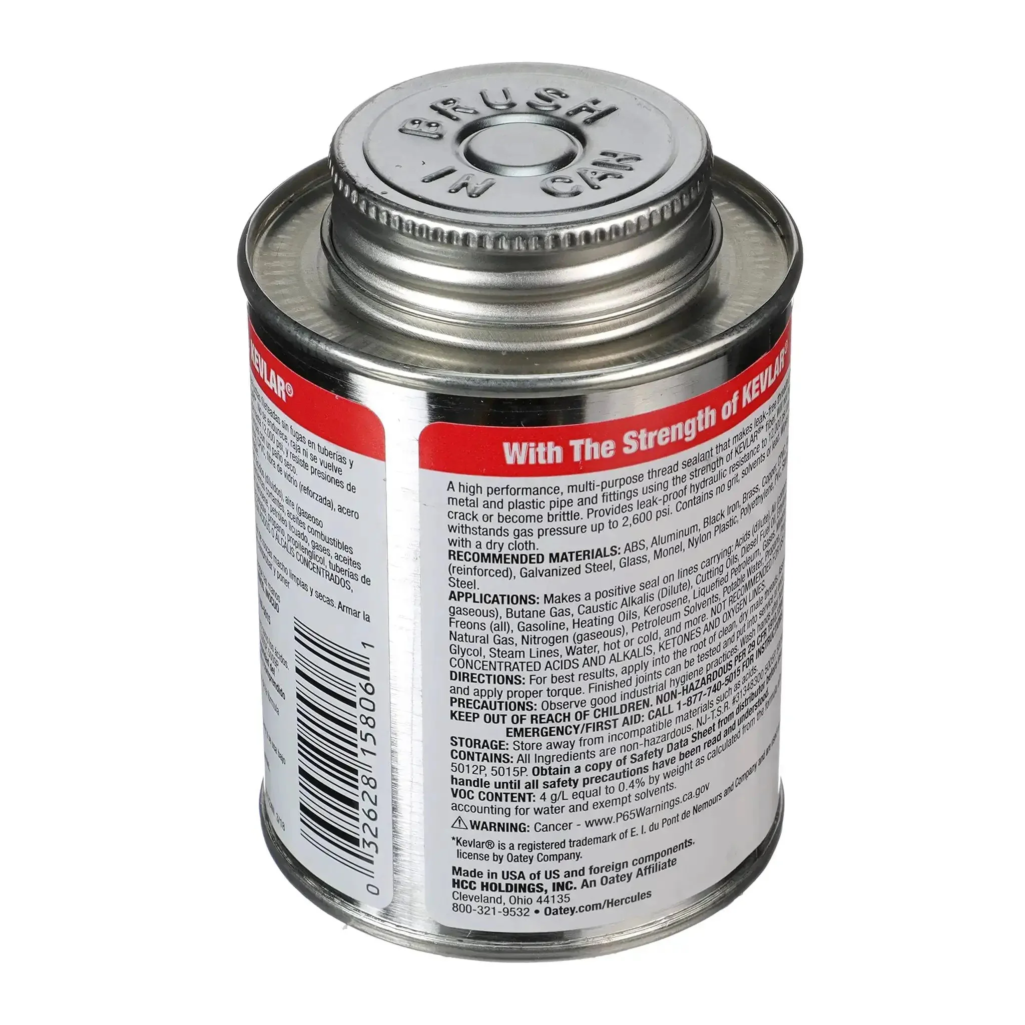 Megaloc Multi-Purpose Thread Sealant Can Blue Liquid Paste 8 Oz 236 Ml One Half Pint Kevlar Reinforced No Odor Non Flammable Wipes Clean From Hands And Tools Ideal For Plumbing And Machinery - Image 7