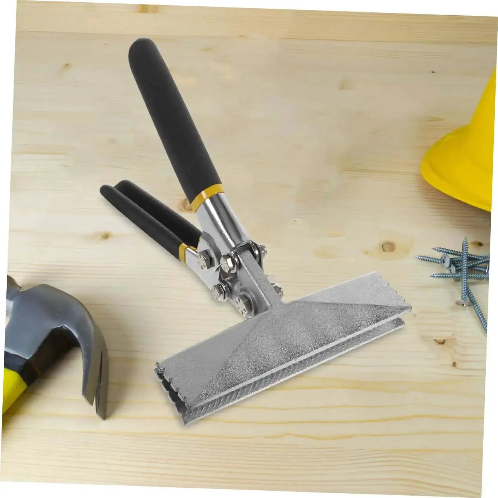 Metal Bending And Seaming Pliers Lock 150mm Flat Plate Jaw Sheet Metal Bender For Doors Pro Grade Hand Tool For Bending Stitching And Flattening In Tight Spaces - Image 7