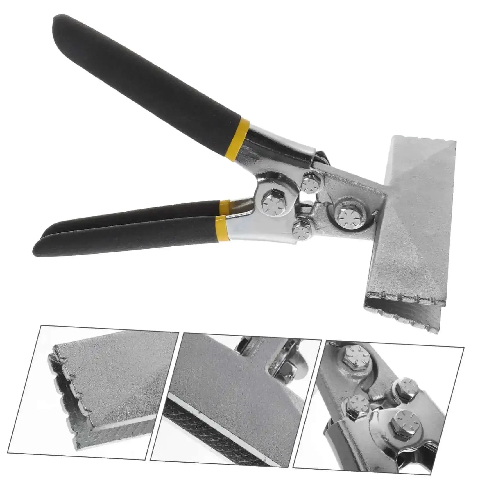 Metal Bending Pliers For Keel And Flat Plate Jaws Offset Bender With Heat Treated Chrome Vanadium Non Slip Grips Built Tough Roofing Tool For Seam And Edge Forming One Quarter Inch Increment Clamps - Image 7