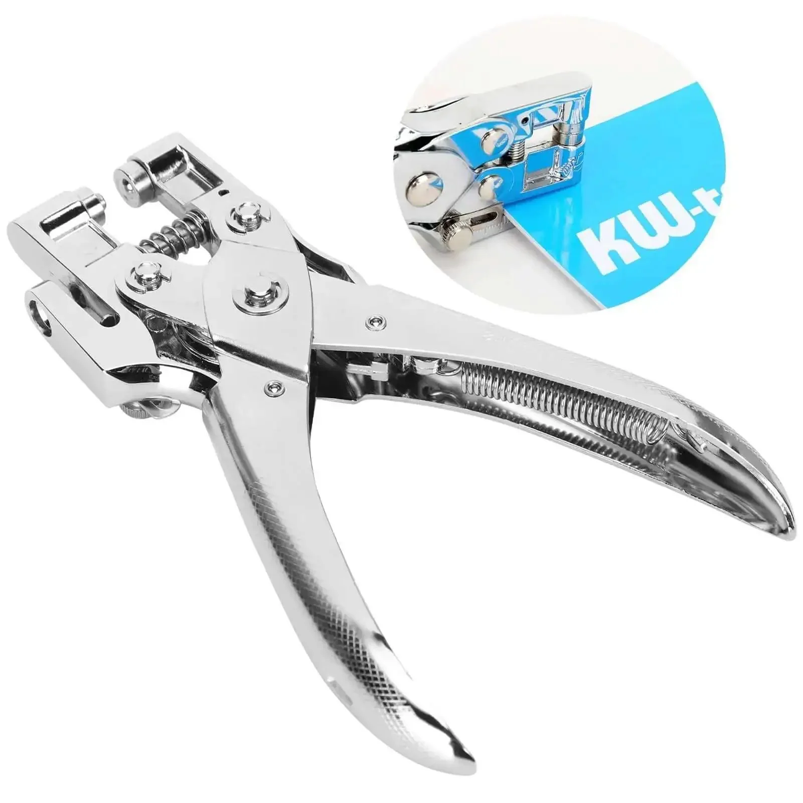 Metal Handheld All In One Hole Puncher With Retainer For Office And Home Use Manual Punching Tool With Adjustable Depth 5 to 14mm And 30 Sheet A4 Capacity Easy One Step Punch And Secure Binding - Image 6