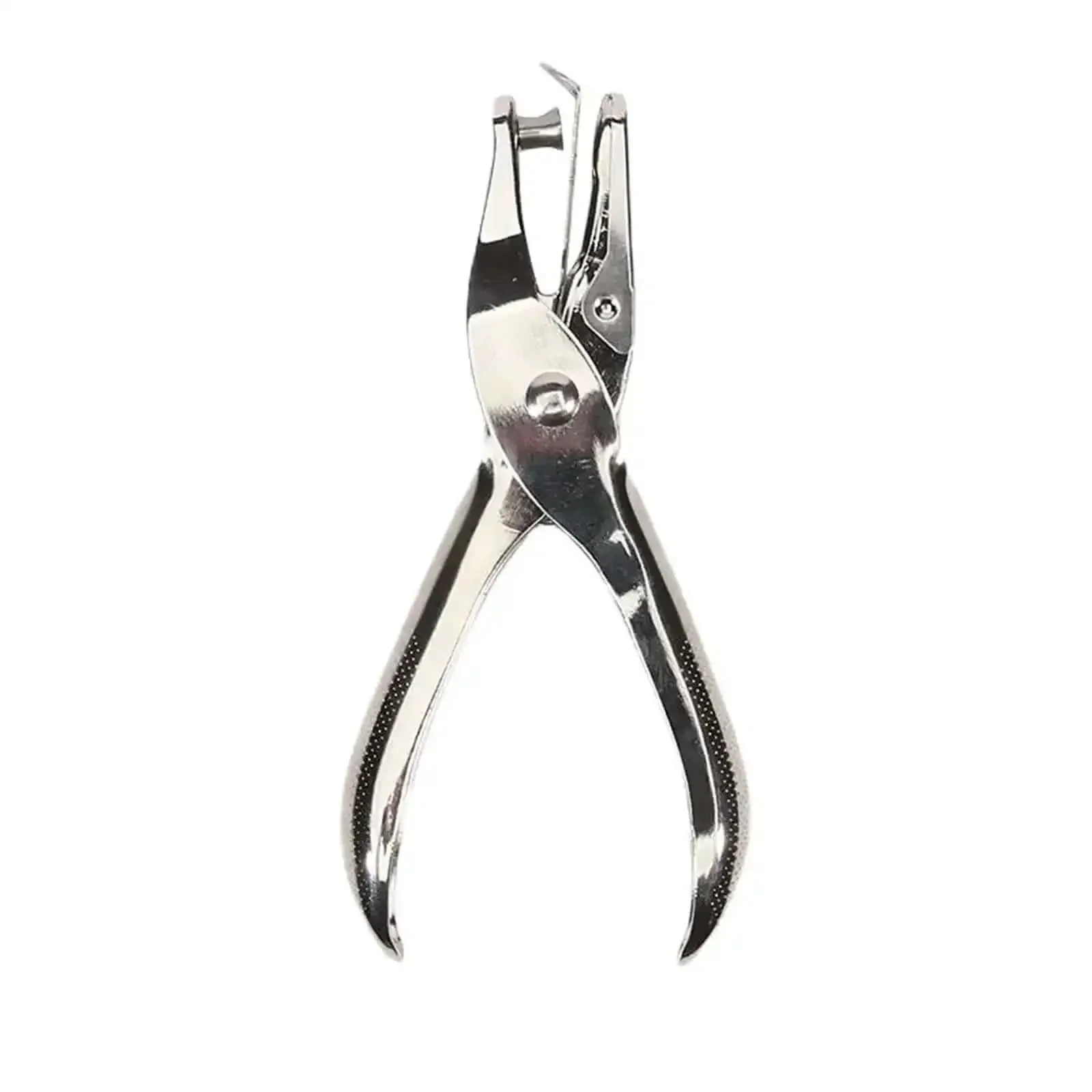 Metal Handheld Hole Puncher With 3Mm And 6Mm Circular Holes, Punches Up To 8 Sheets Of A4 Paper, Durable Steel Build, Portable Punch Tool For Home Office And DIY Tasks Be The Boss Of Your Paperwork - Image 2