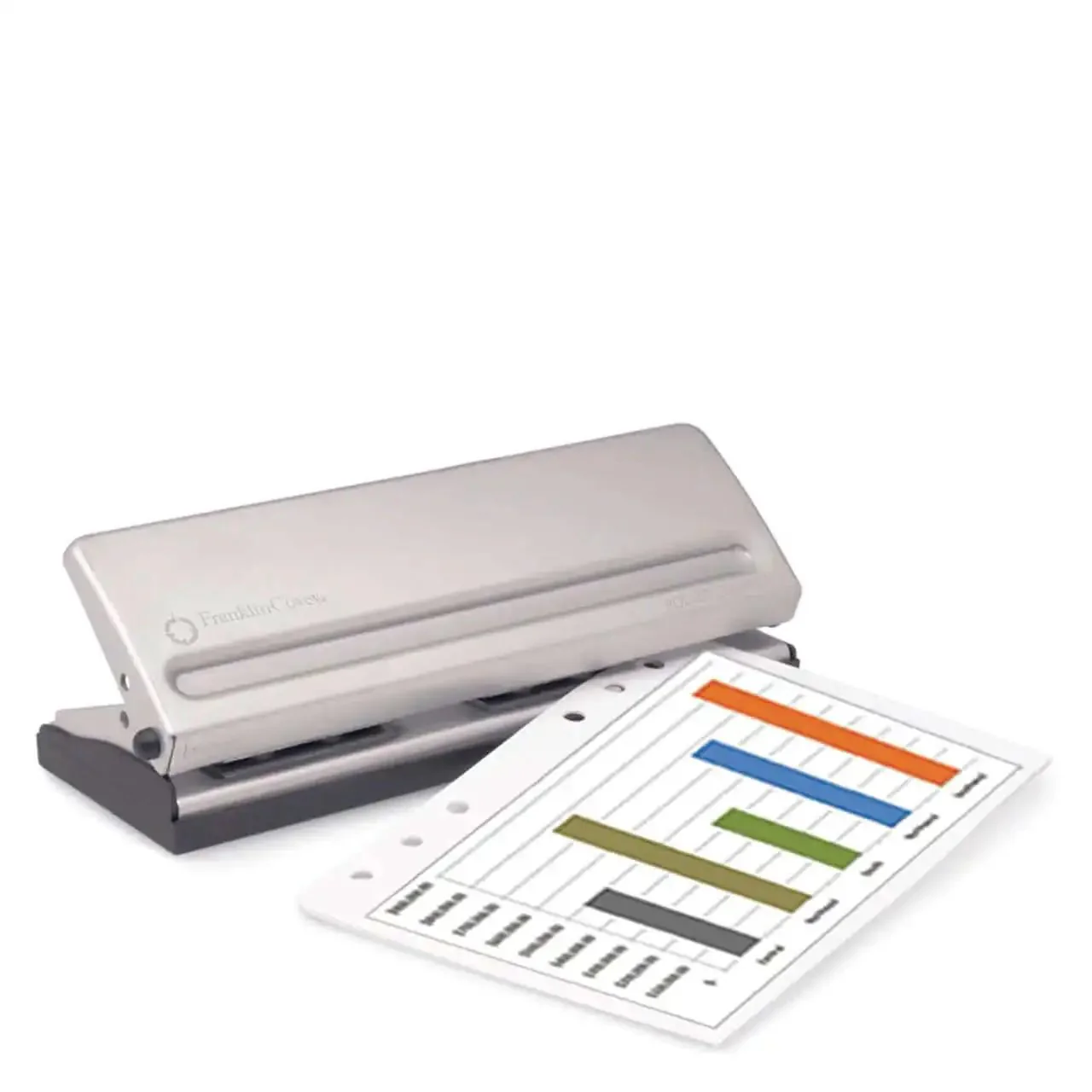 Metal Hole Punch For Pocket And Compact Planners With Spill Proof Chip Collector And Rubber Non Slip Base Easy Desktop Or Handheld Punch For 3.5 By 6 Inch Pages A Real Desk Side Workhorse
