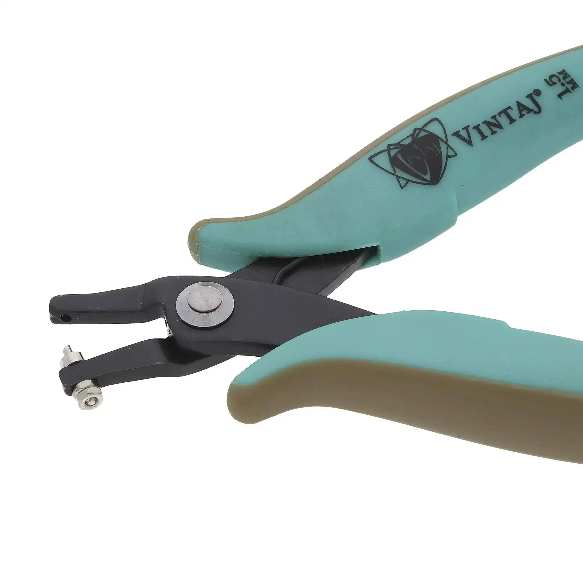 Metal Hole Punch Pliers With Gauge Guard For 22 Gauge Sheet Metal Or Thinner Creates Clean Holes In Copper Gold Filled Sterling Silver Brass Jewelry Making Tools Not For Thick Metals Great For DIYers