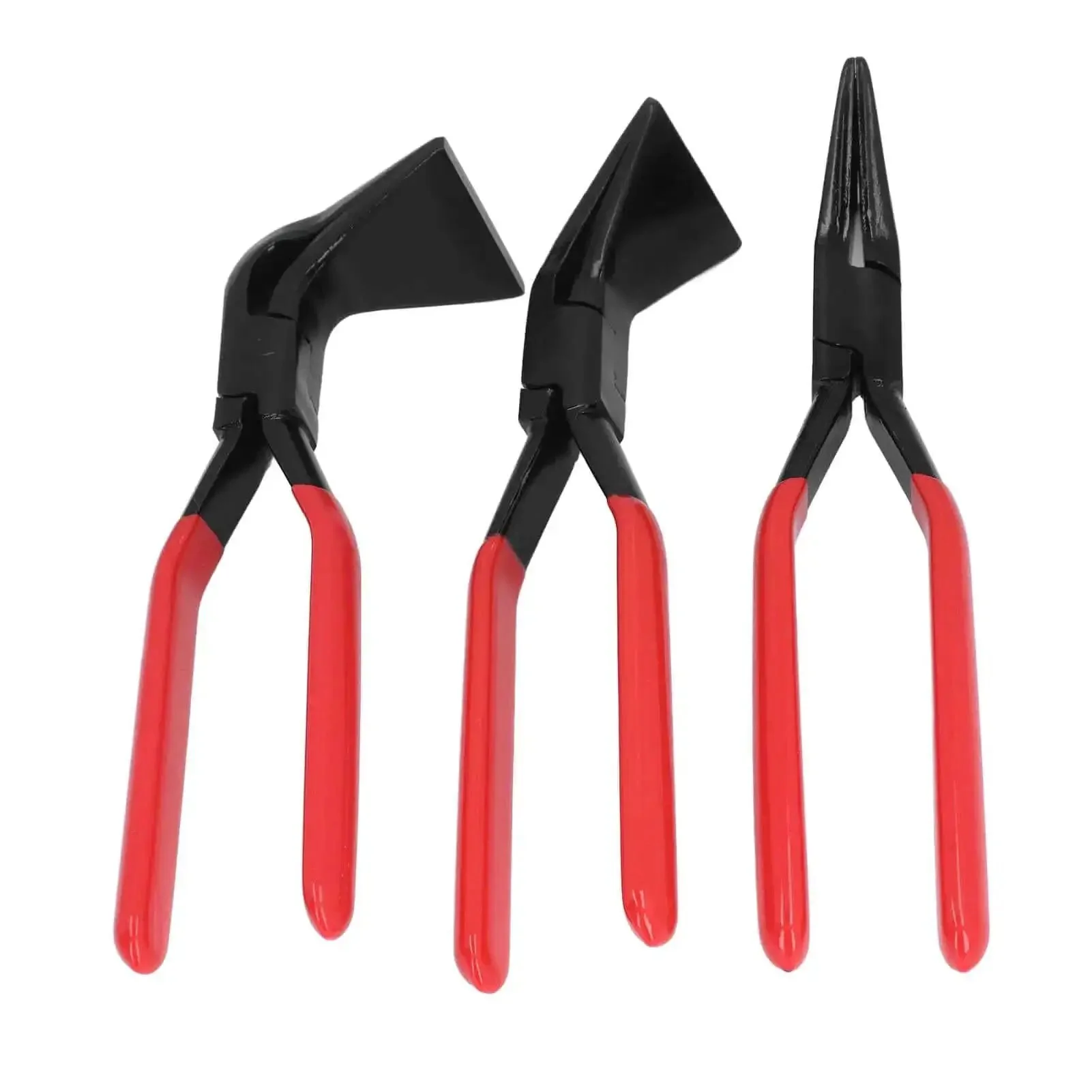 Metal Pliers Set For Bending Sheet Metal With Three Interchangeable Jaws Straight 45 Degree And 90 Degree High Carbon Steel Hand Seamer 2.36 Inch Working Width Pro Grade - Image 2