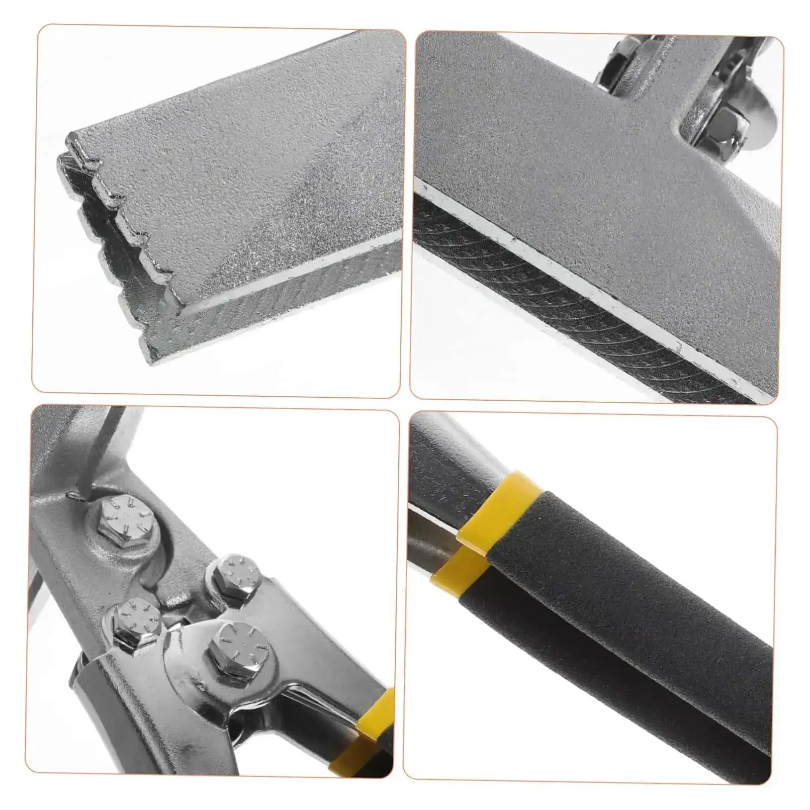 Metal Seaming Pliers And Manual Metal Bender For Flat Bars Seaming Tool Heat Treated Chrome Vanadium Steel Tough As Nails Heavy Duty For Tight Spaces Doors And Windows Installation - Image 5