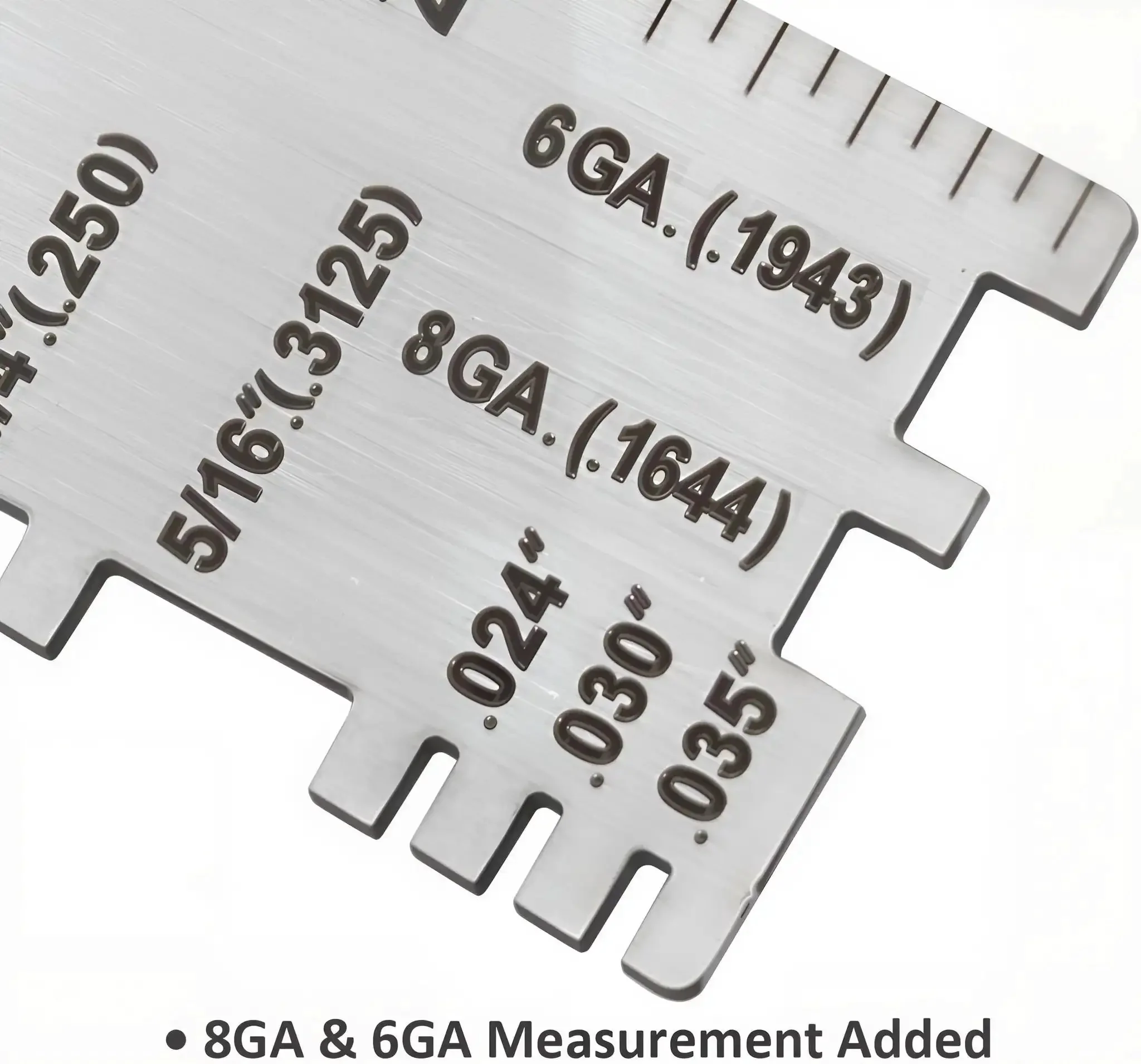 Metal Thickness Gauge For Sheets And Wires, Welding Gauge Plated Size Inspection Tool, DIY Ready Pro Grade Workhorse For Accurate Weld Prep, Not The Cheap Stamping Version, Durable And Easy To Read - Image 2