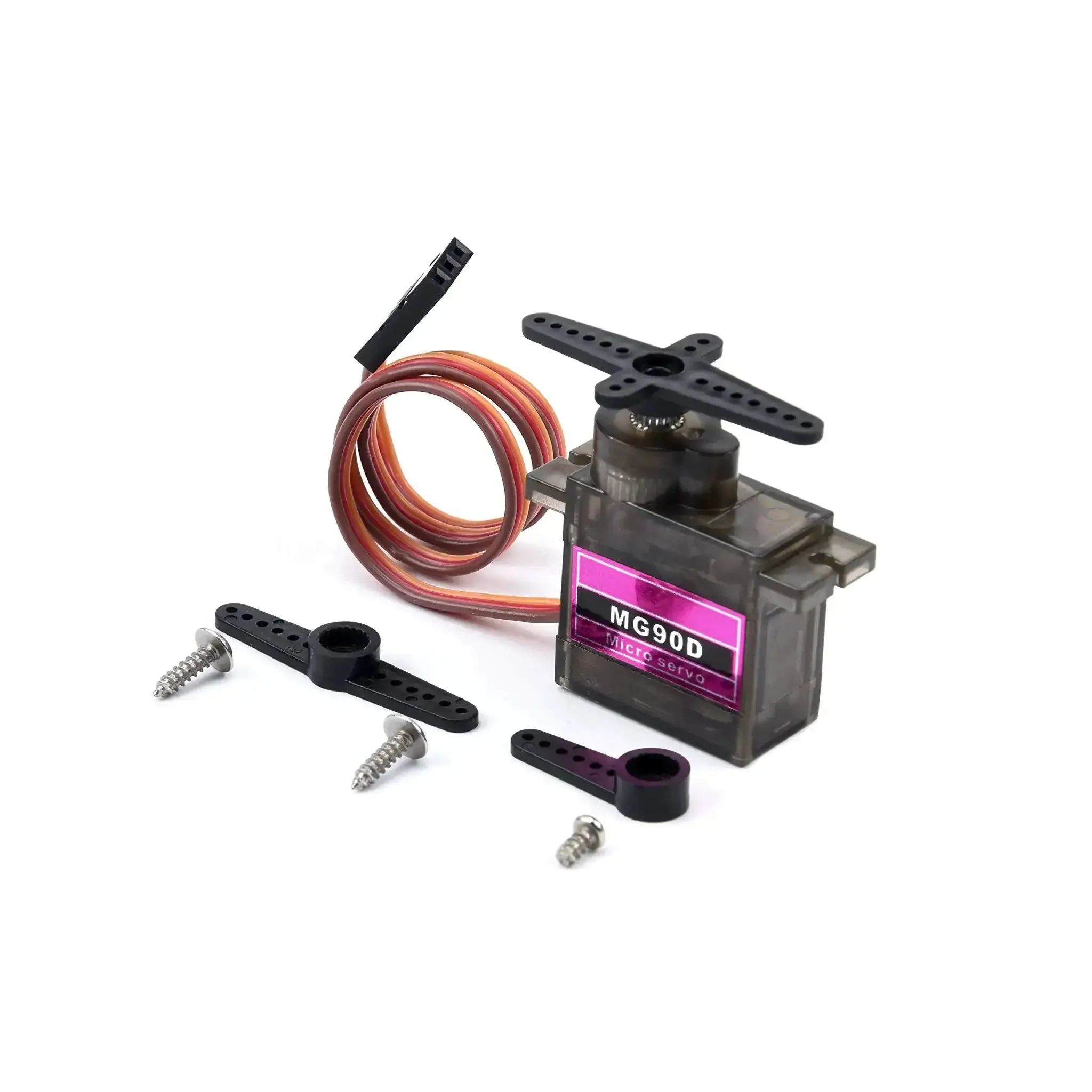 MG90D 9g Digital Micro Servo With Metal Gear Beefed Up High Torque Upgrade For RC Planes Helicopters Boats And Cars Trex 450 Fast 0.08 To 0.10 Sec Per 60 Degrees Stall Torque 2.1kgcm At 4.8V And 2.5kgcm At 6V - Image 6