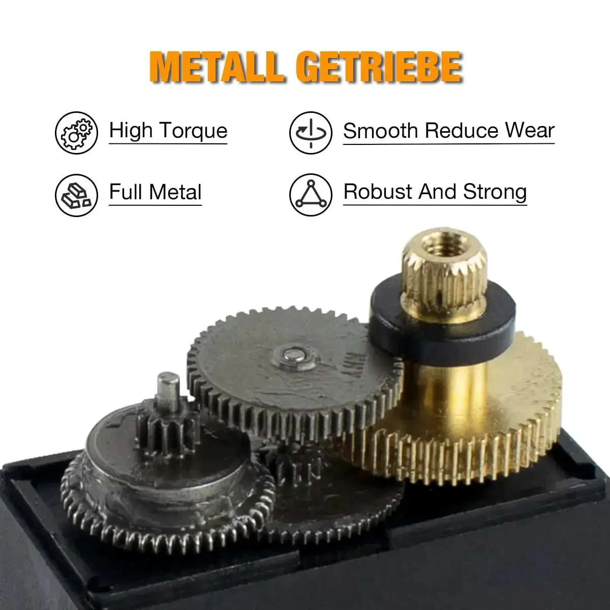 MG995 Digital RC Servo Motors Set Four Pack With Metal Gears High Speed Torque For Smart Cars Robots Boats And Helicopters 180 Degree Control Fits Most Receivers - Image 8