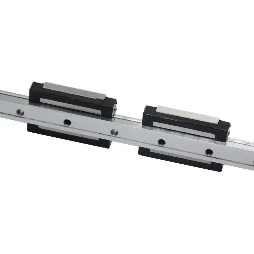 MGN12 400mm Linear Rail Guide With Two MGN12H Black Stainless Carriage Blocks For Smooth Movement In 3D Printers And CNC Projects Compatible With 20 Series Aluminum Profiles For DIY Makers And Builders - Image 4