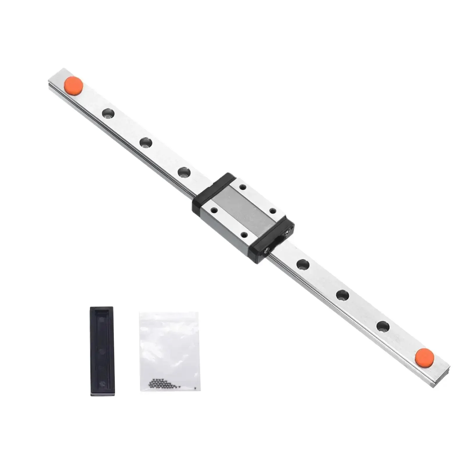 MGN12H 300mm Linear Rail Guide With Sliding Block For CNC Machines And 3D Printers, High Rigidity Bearing Steel Rails, Smooth Low Noise Motion, Easy Installation And Precise Alignment
