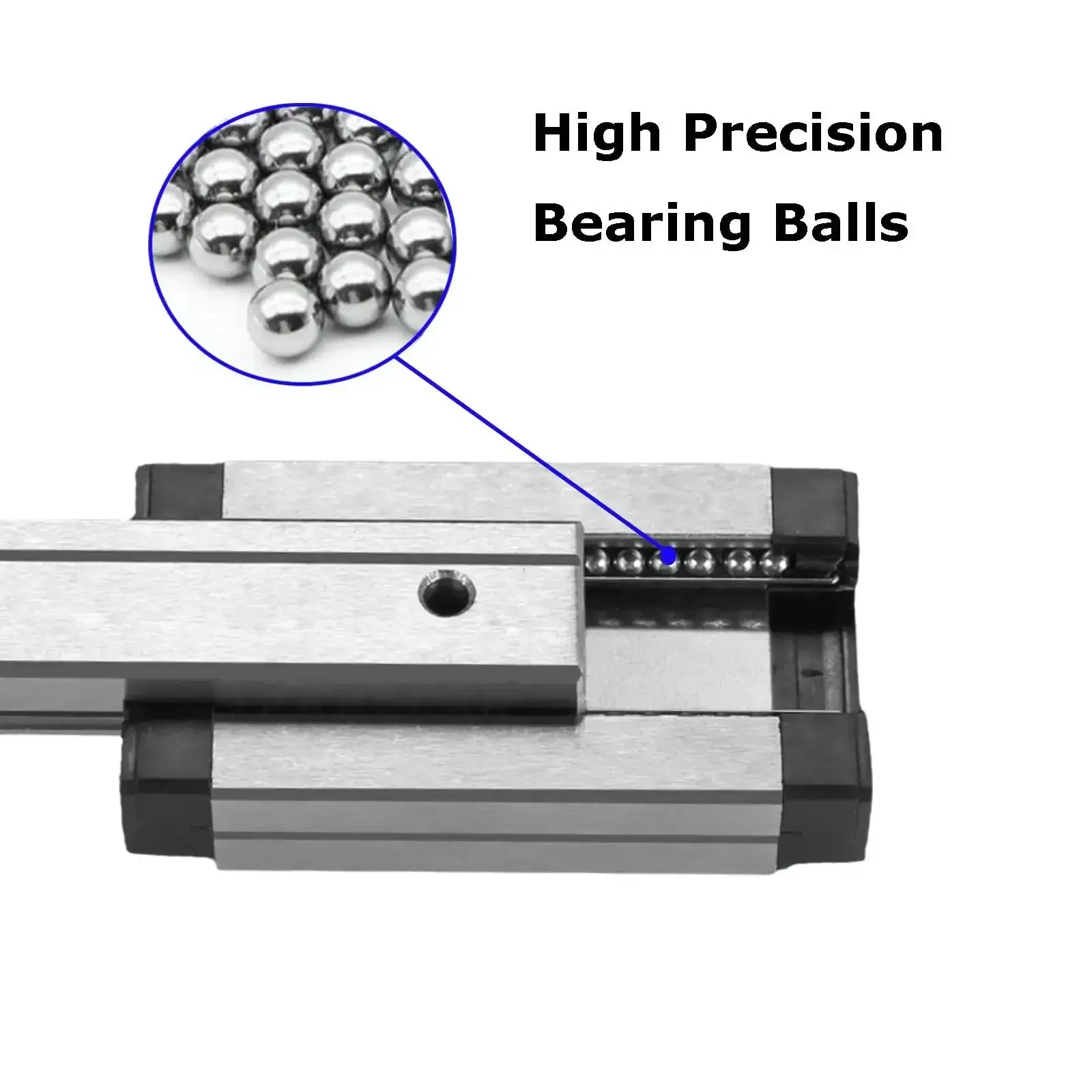 MGN12H 300mm Linear Rail Guide With Sliding Block For CNC Machines And 3D Printers, High Rigidity Bearing Steel Rails, Smooth Low Noise Motion, Easy Installation And Precise Alignment - Image 5