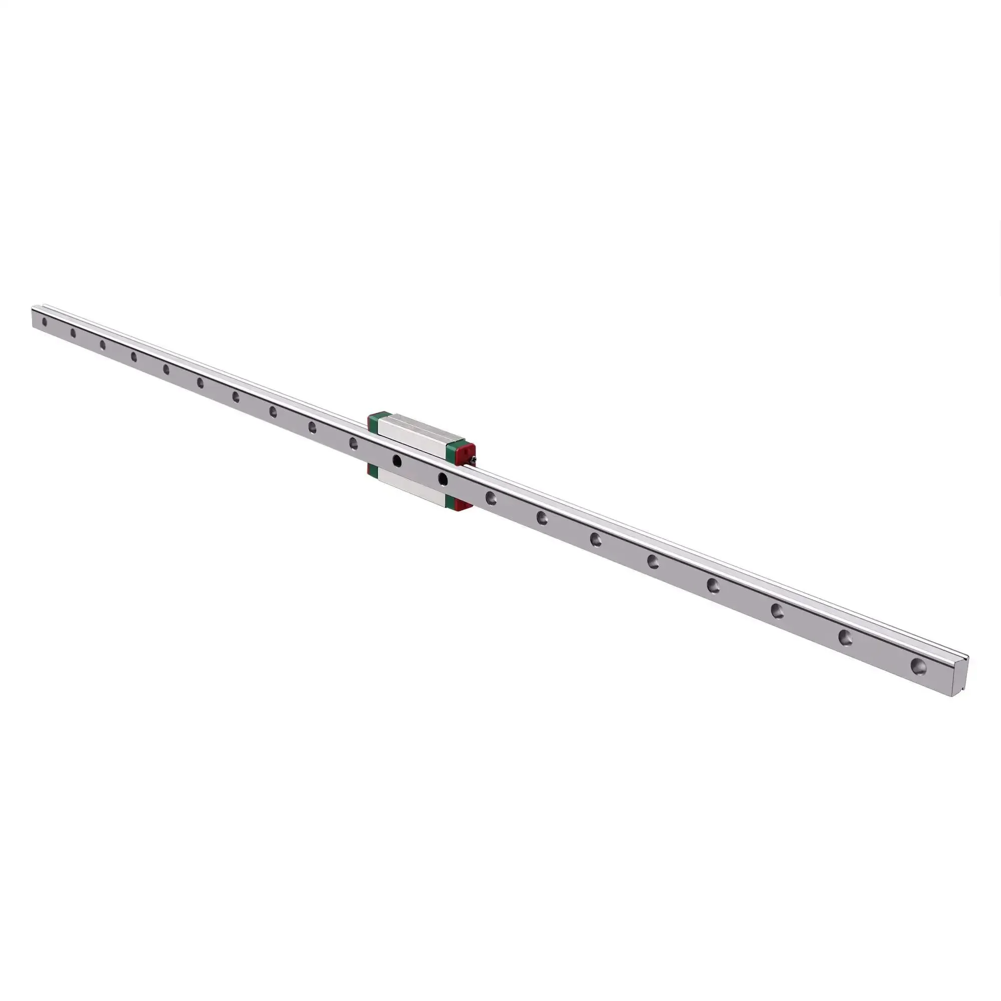 MGN12H 450mm Linear Rail Guide With Sliding Block Built For DIY CNC Routers Lathes Mills And More Smooth Precise Motion Heavy Duty Linear Guide System With Rubber End Stops 12mm Rail Width 8mm Height - Image 5