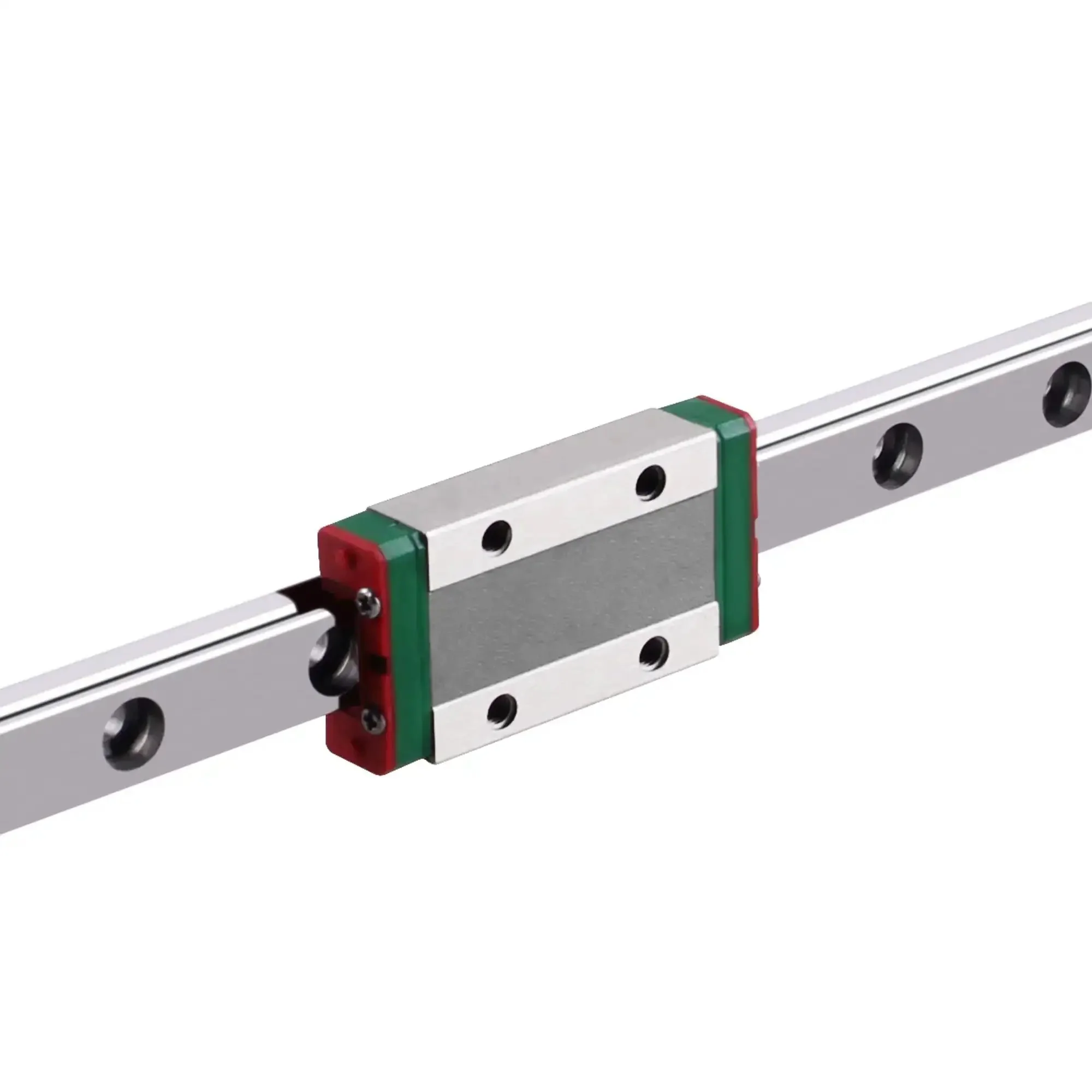 MGN12H 450mm Linear Rail Guide With Sliding Block Built For DIY CNC Routers Lathes Mills And More Smooth Precise Motion Heavy Duty Linear Guide System With Rubber End Stops 12mm Rail Width 8mm Height - Image 6