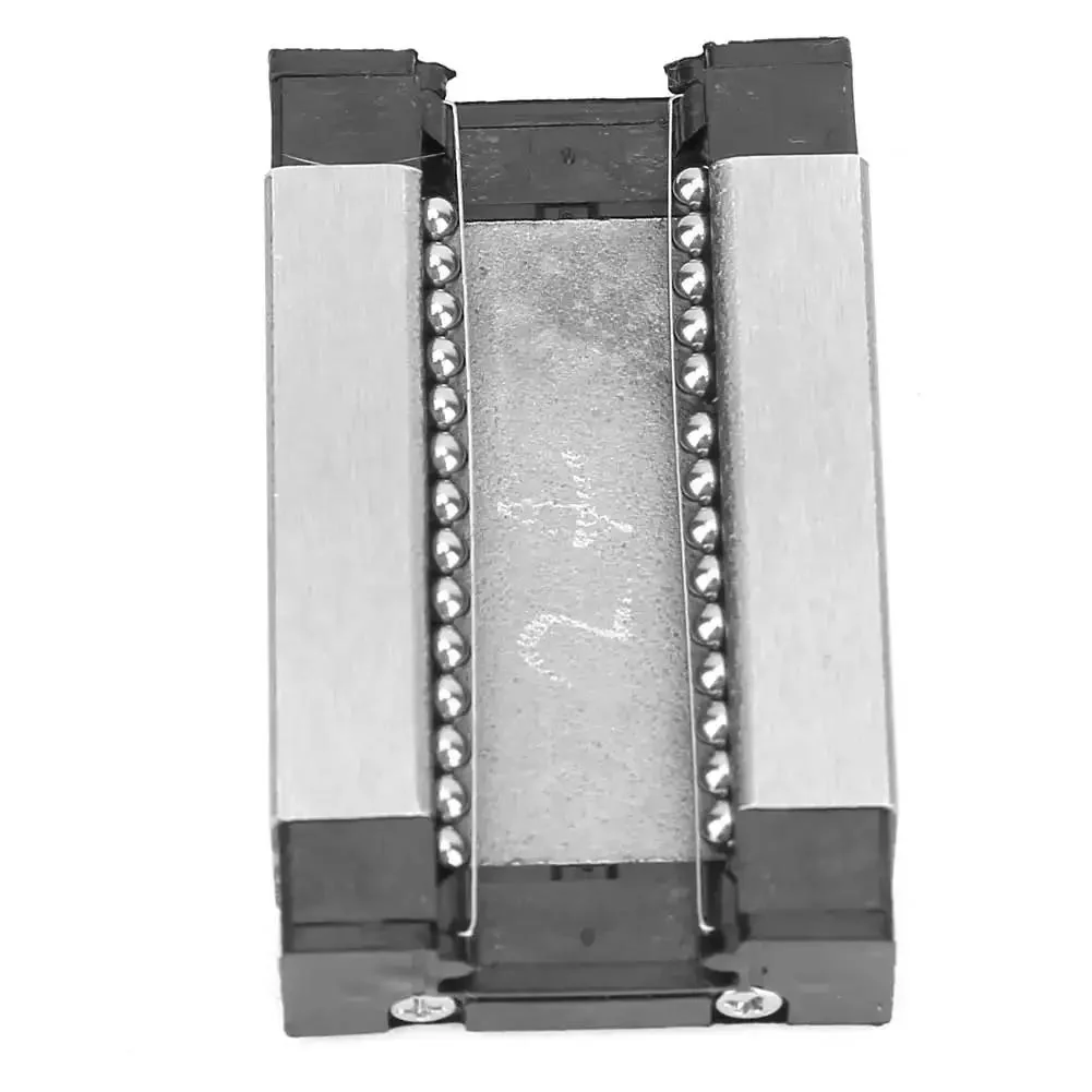Black Miniature Linear Rail Guide 12mm Width With Slide Block, Compact Linear Motion System For Precision Equipment And Automation, Four Point Contact Design For Smooth Go To Precision Movements, High Rigidity And Precise Travel - Image 3