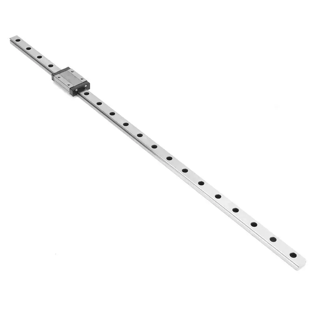 Black Miniature Linear Rail Guide 12mm Width With Slide Block, Compact Linear Motion System For Precision Equipment And Automation, Four Point Contact Design For Smooth Go To Precision Movements, High Rigidity And Precise Travel - Image 5