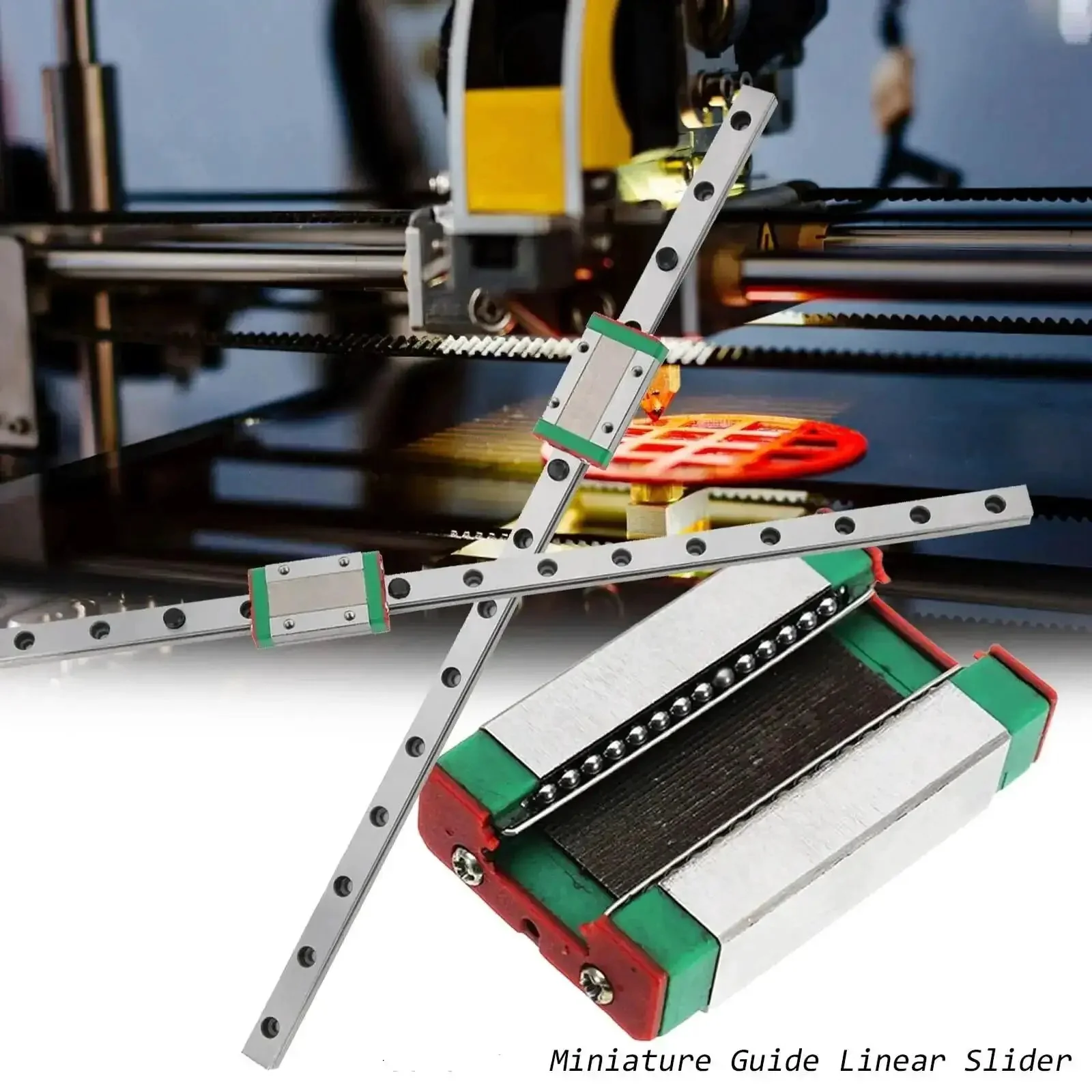 MGN7H Linear Guide Rail and Carriage Set for CNC Machines and 3D Printers, Heavy Duty Stainless Steel Bearings, Anti Corrosion Build, Gothic Arch Contact for Ultra Smooth Multidirectional Load Handling - Image 8