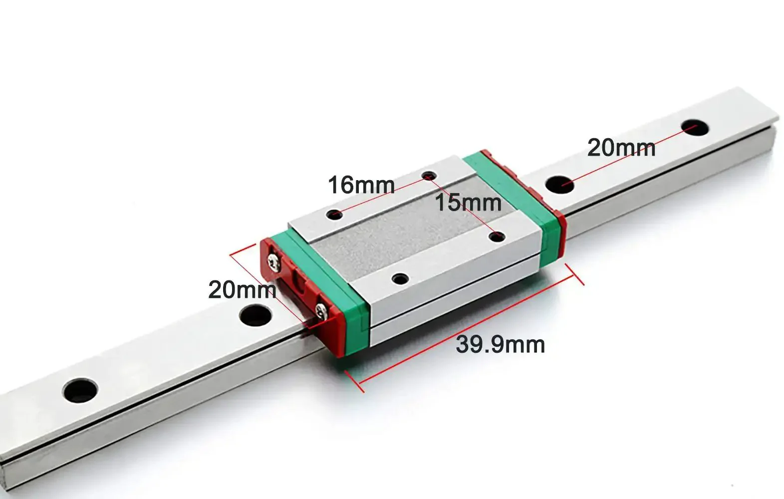 MGN9 50Mm Linear Guide Rail And MGN9H Block Bearing Set For 3D Printers And CNC Machines, 1 Rail Plus 1 Longer Block, Pro Grade, Plug And Play Smooth Precise Sliding And Reliable Motion - Image 6