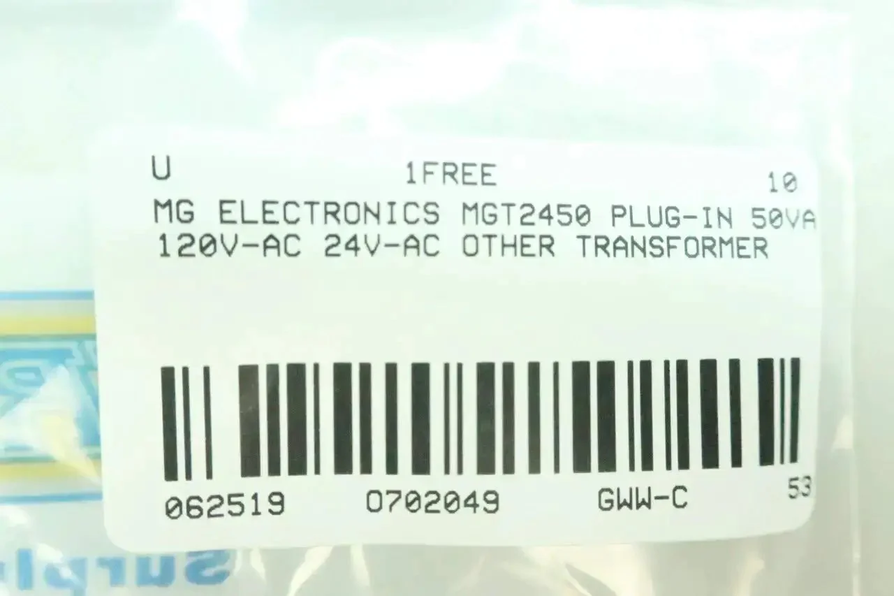 MGT2450 Plug In Transformer 60W 120V AC To 24V AC Power Adapter For Home Electronics DIY Projects Model Trains Radios Security Systems And Other Low Voltage Needs - Image 2