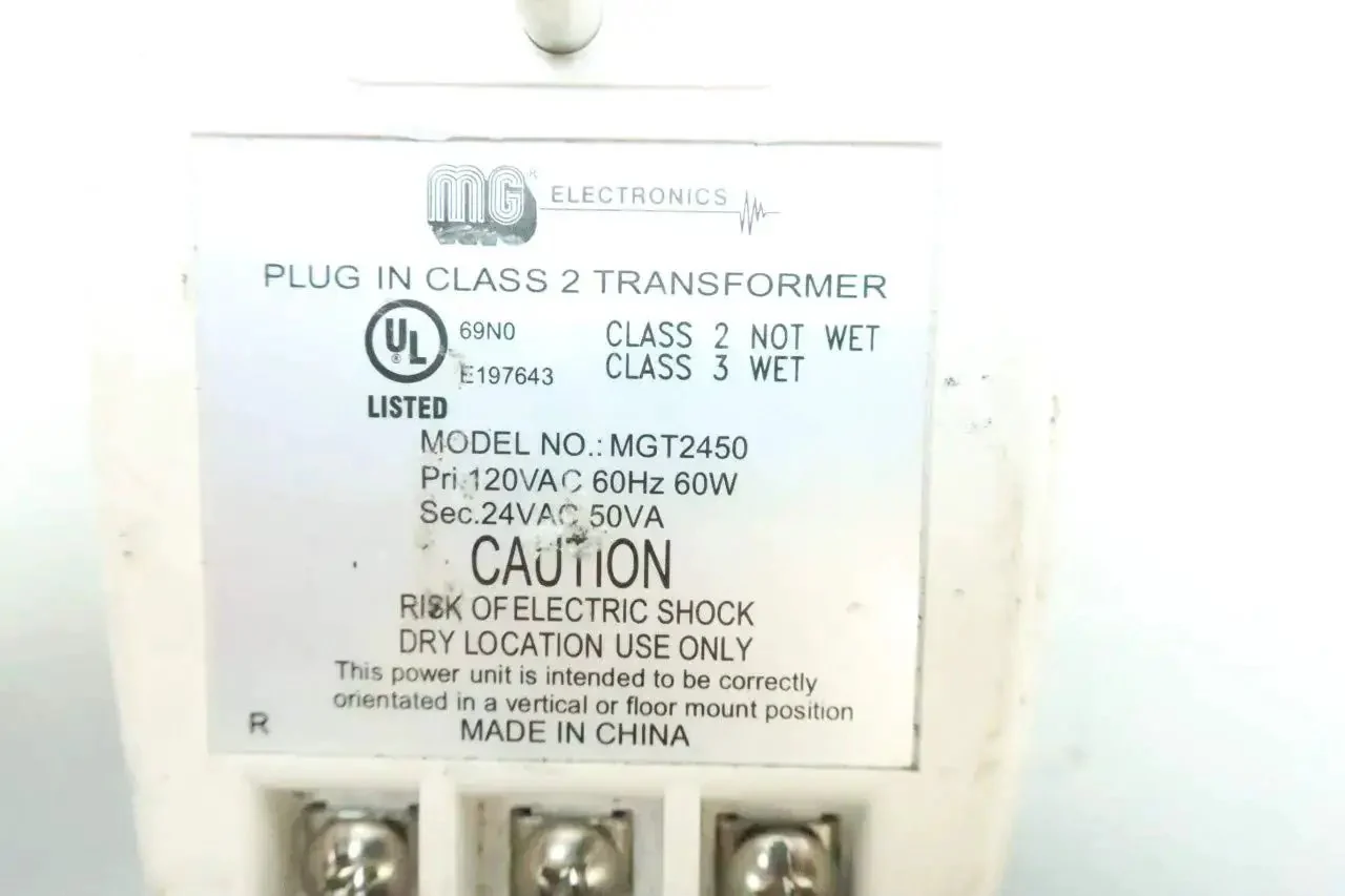 MGT2450 Plug In Transformer 60W 120V AC To 24V AC Power Adapter For Home Electronics DIY Projects Model Trains Radios Security Systems And Other Low Voltage Needs - Image 3