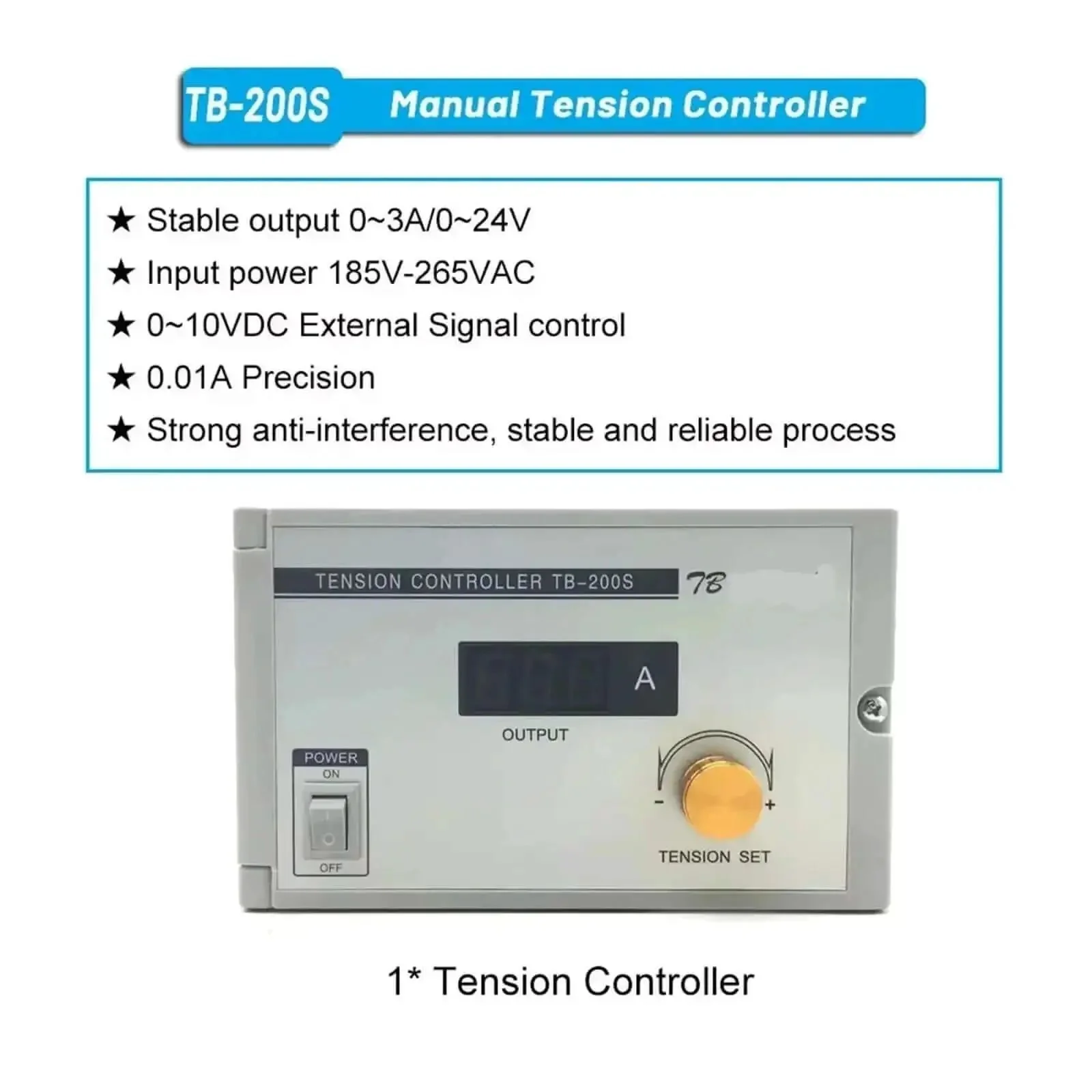Micro Magnetic Powder Brake Tension Controller Kit With Powder Clutch And Particle Brake Adjustable Synergy For Packer Textile Bag Machines 0.05 To 1 Kg Capacity Easy Maintenance And Stable Performance - Image 5