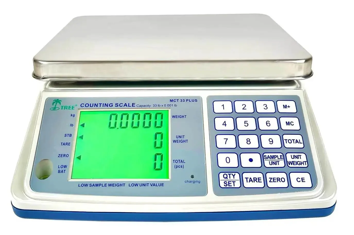Mid Counting Scale With 66 Lb Capacity And 0.002 Lb Precision, Tough Stainless Steel Workhorse Built For Industrial And Commercial Use, Fast, Accurate Inventory Counting For Warehouses, Labs, And Retail Ops - Image 6