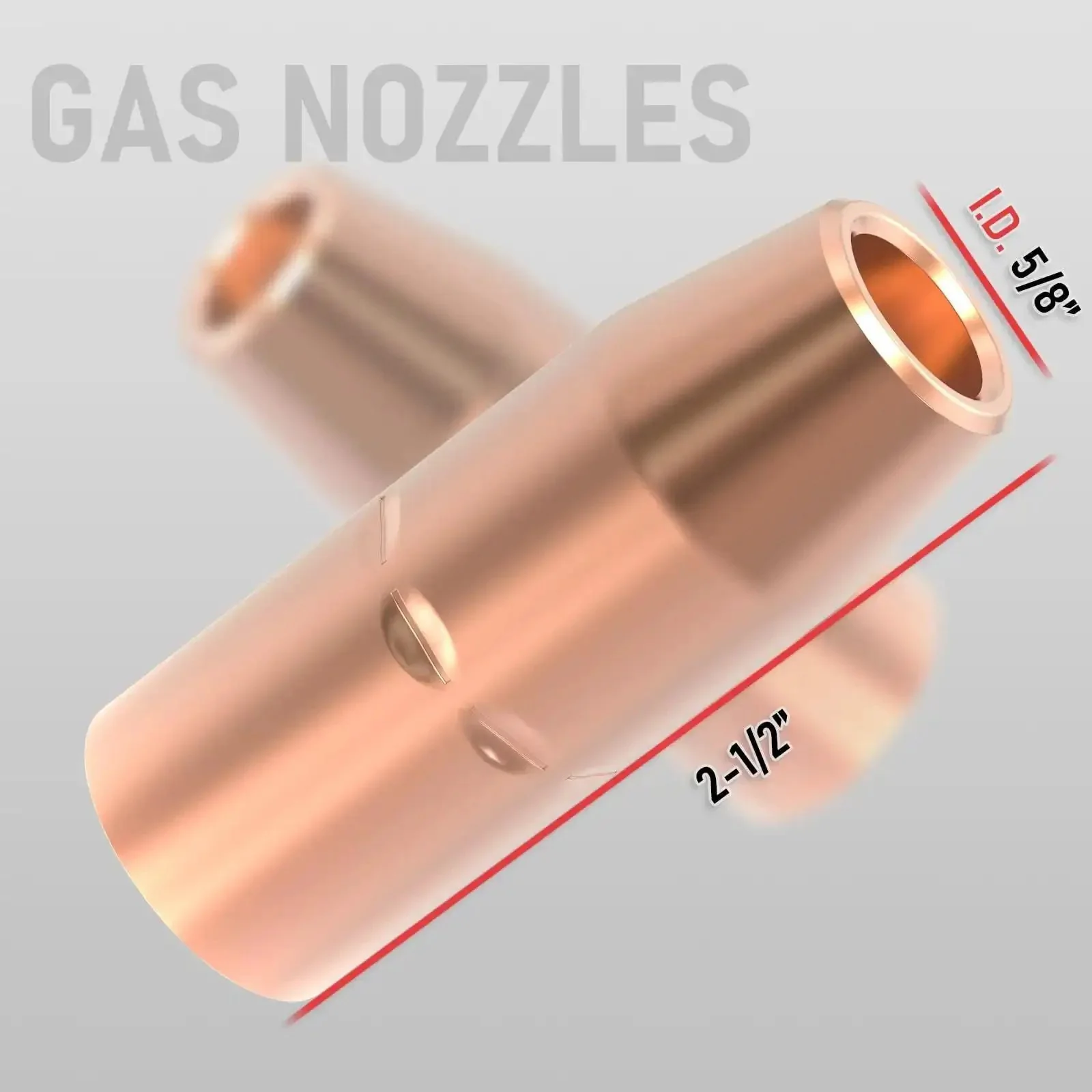Mig Welding Gun Accessory Kit For Miller Millermatic M25 M40 And Hobart Torch 0.035 Inch Tips Nozzles Diffuser Includes 2 Gas Nozzles 169726 20 Contact Tips 0.035 Inch 2 Tip Adapters 169-728 And 2 Nozzle Adapters 169-7 - Image 6